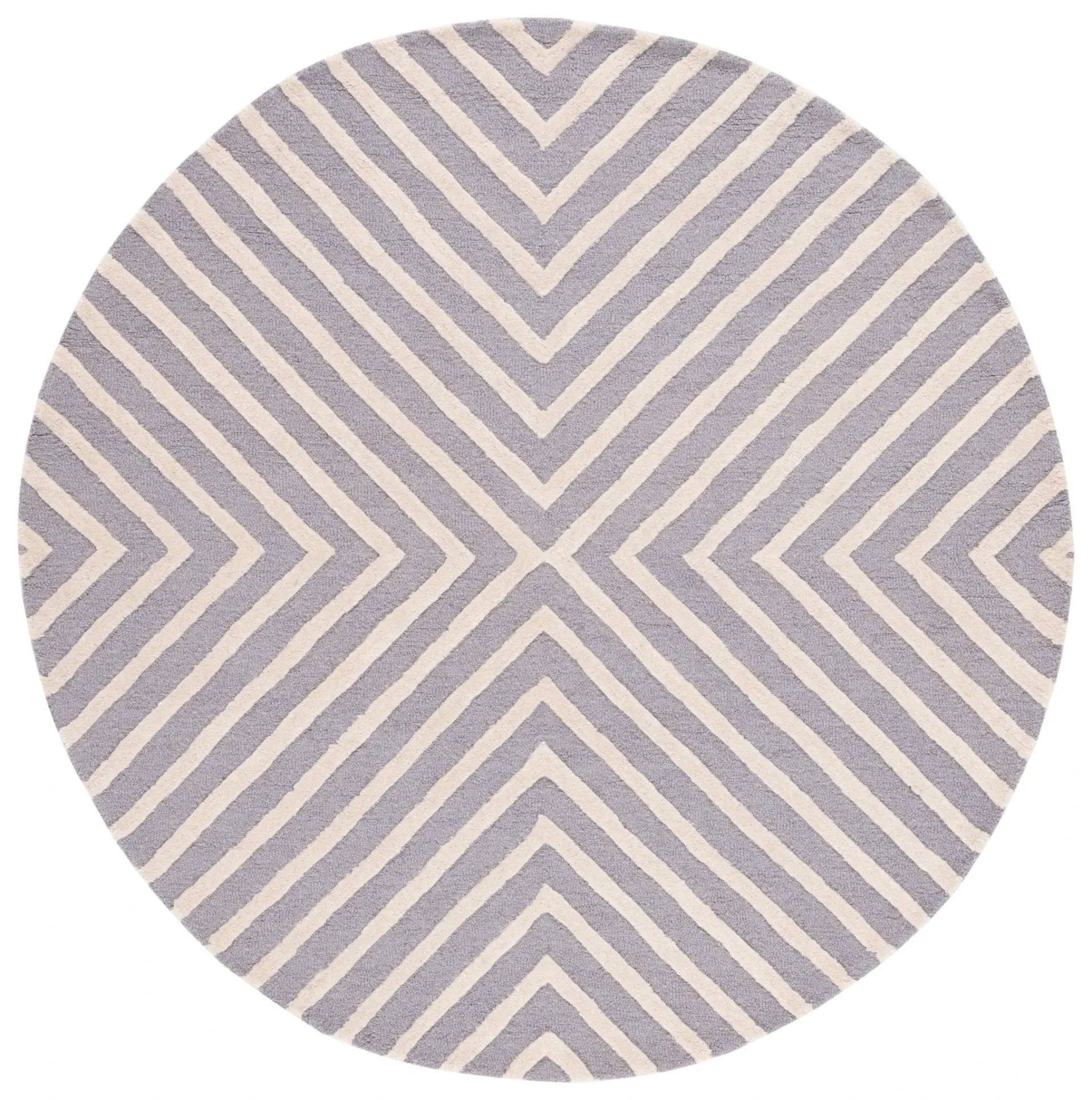 Cambridge Chevron Diamond Hand-Tufted Wool Rug