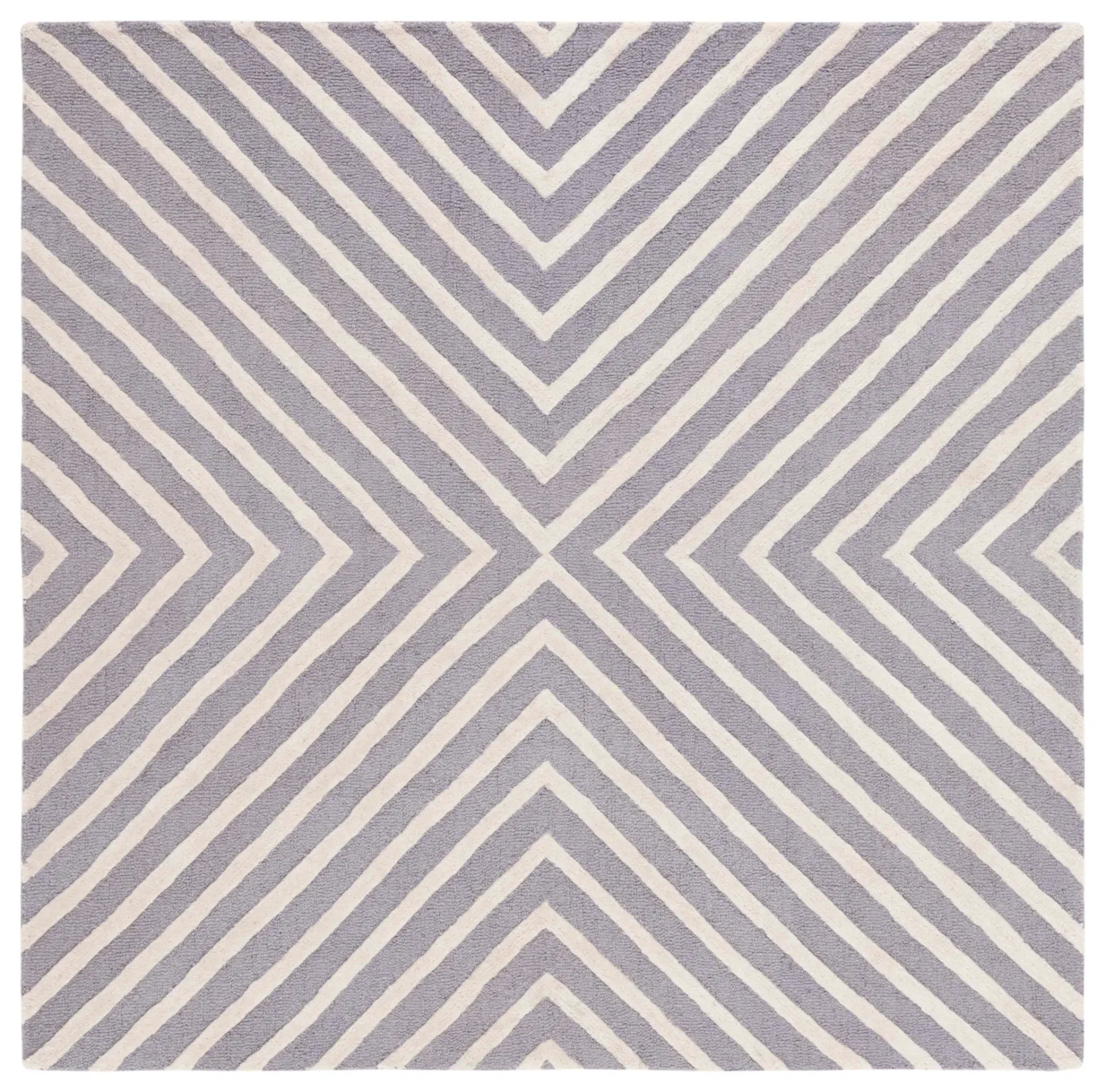Cambridge Chevron Diamond Hand-Tufted Wool Rug