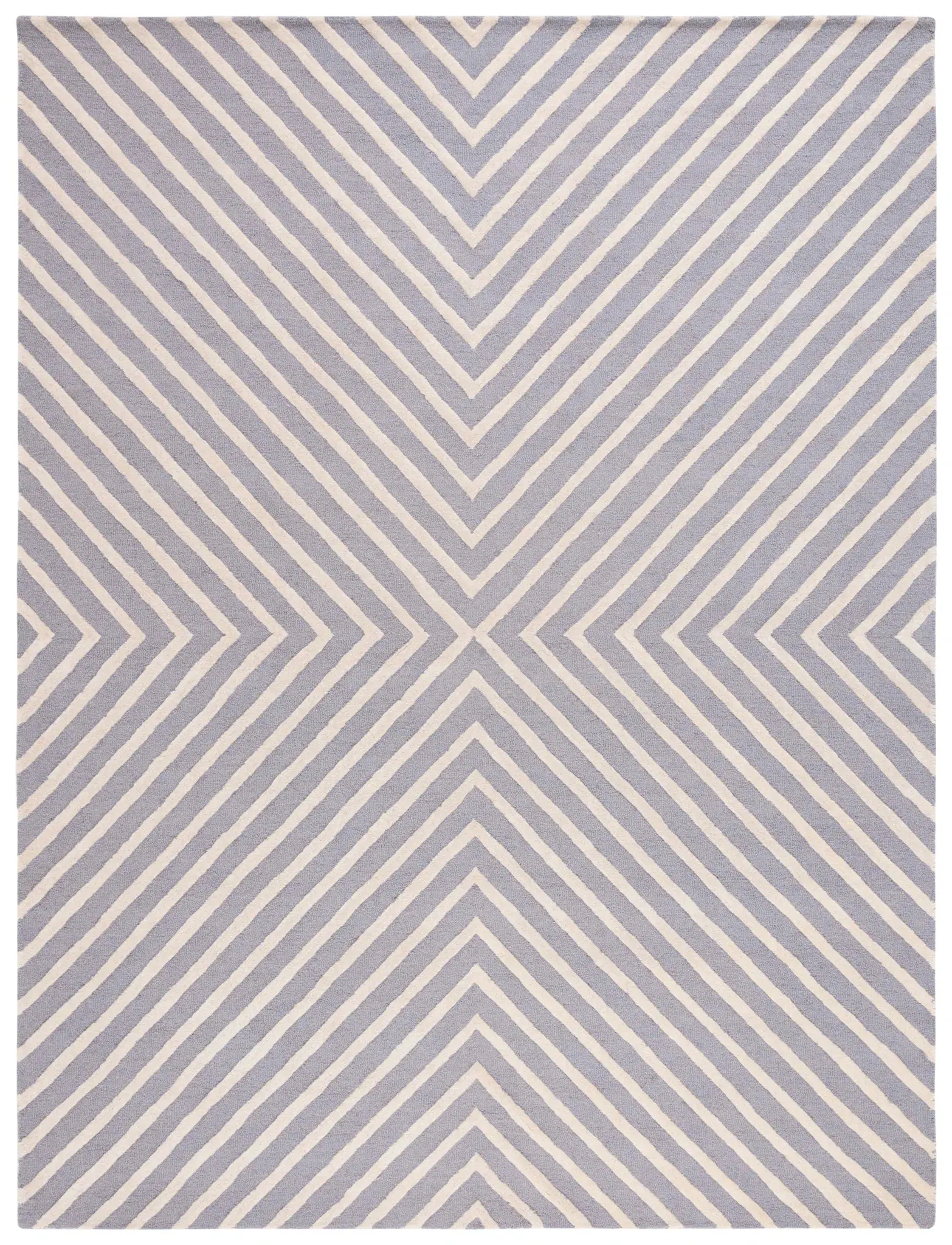 Cambridge Chevron Diamond Hand-Tufted Wool Rug