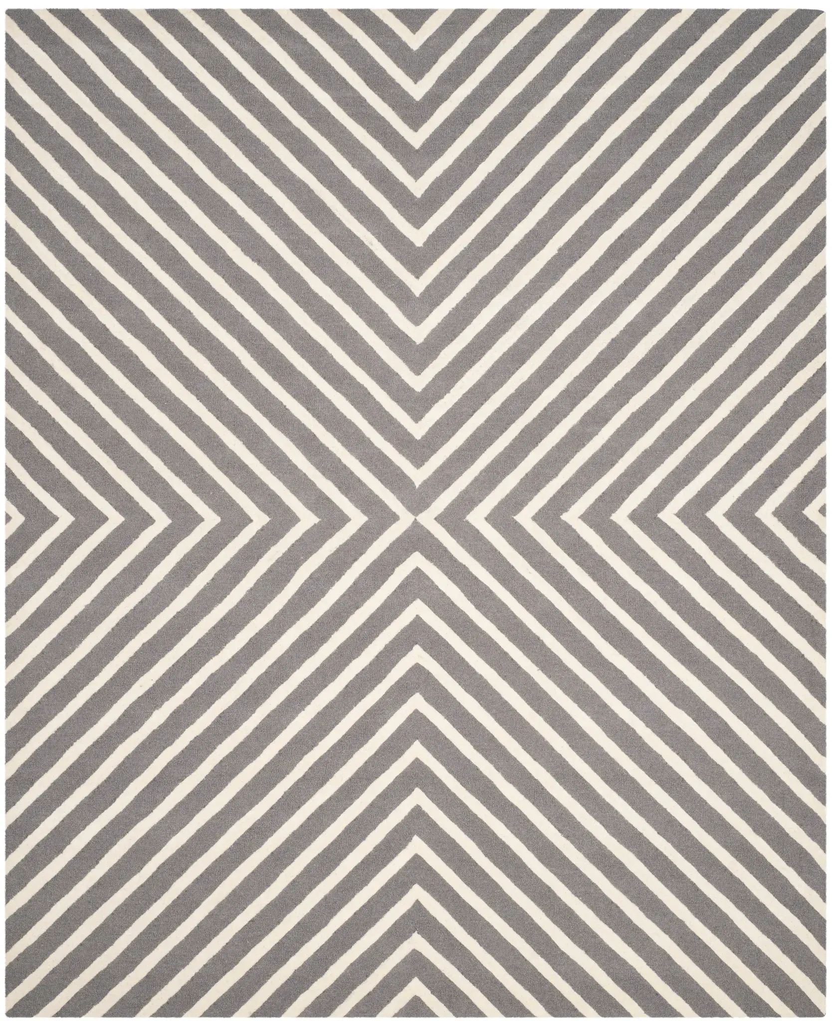 Cambridge Chevron Diamond Hand-Tufted Wool Rug