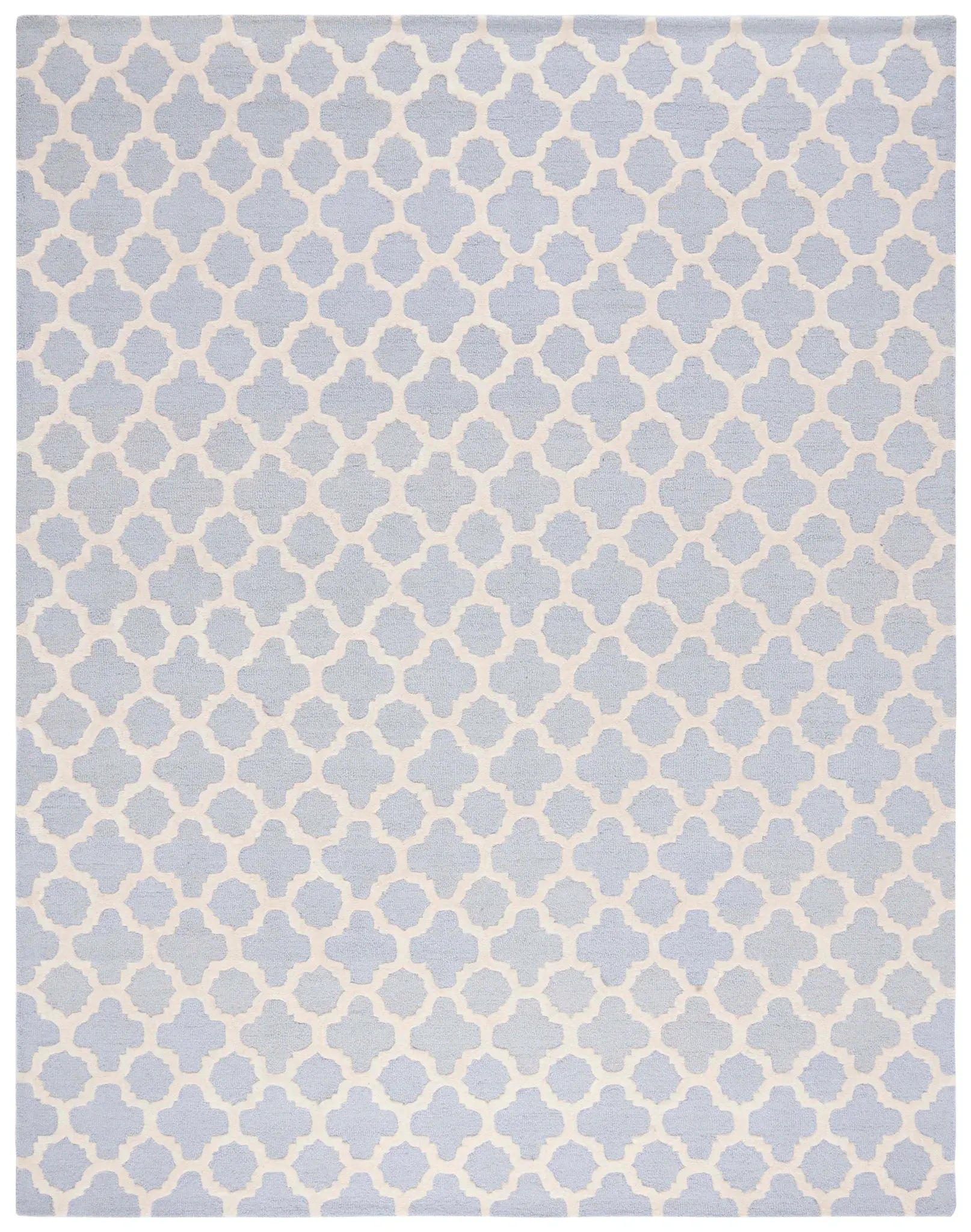 Cambridge Small Quatrefoil Hand-Tufted Wool Rug