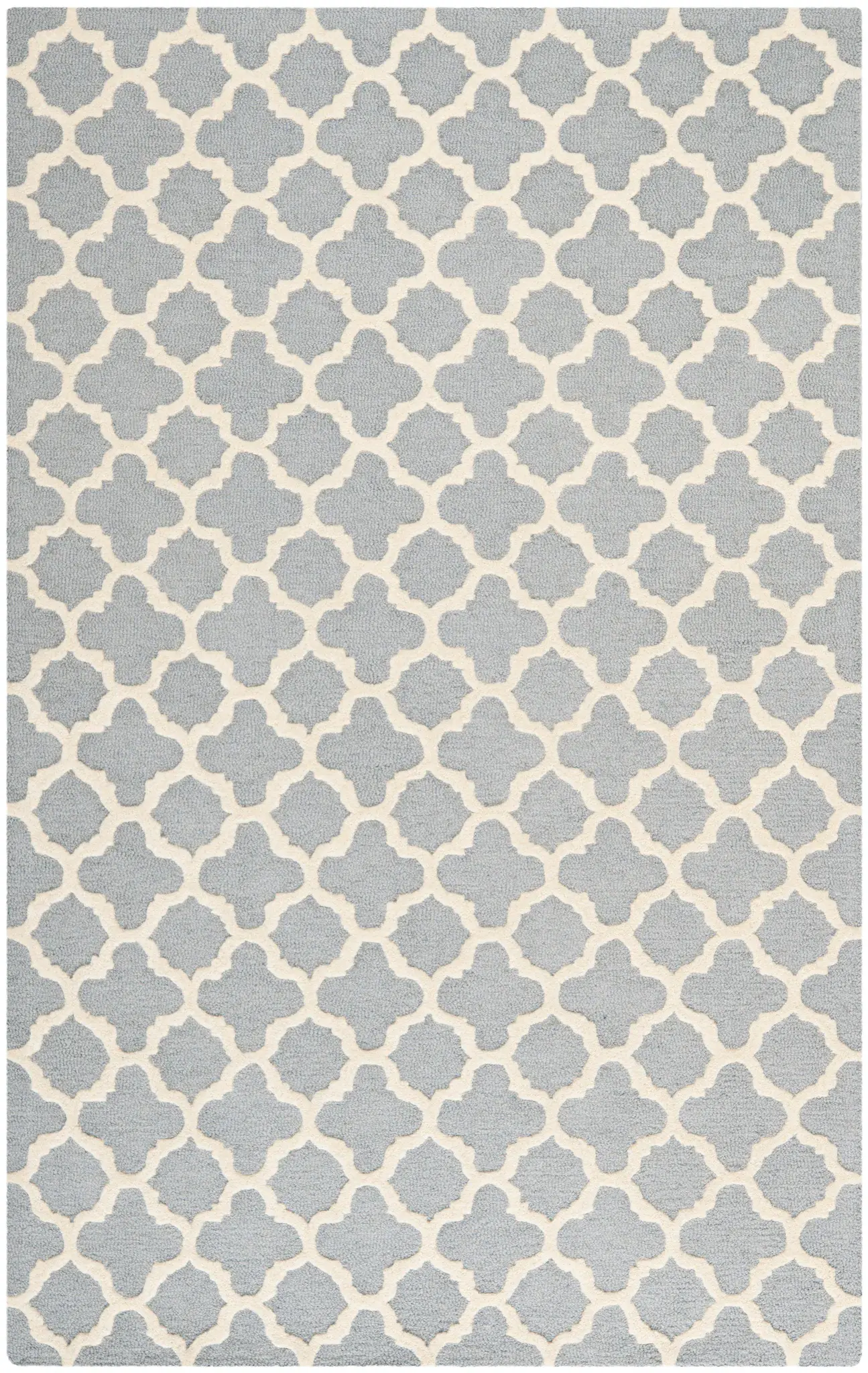 Cambridge Small Quatrefoil Hand-Tufted Wool Rug