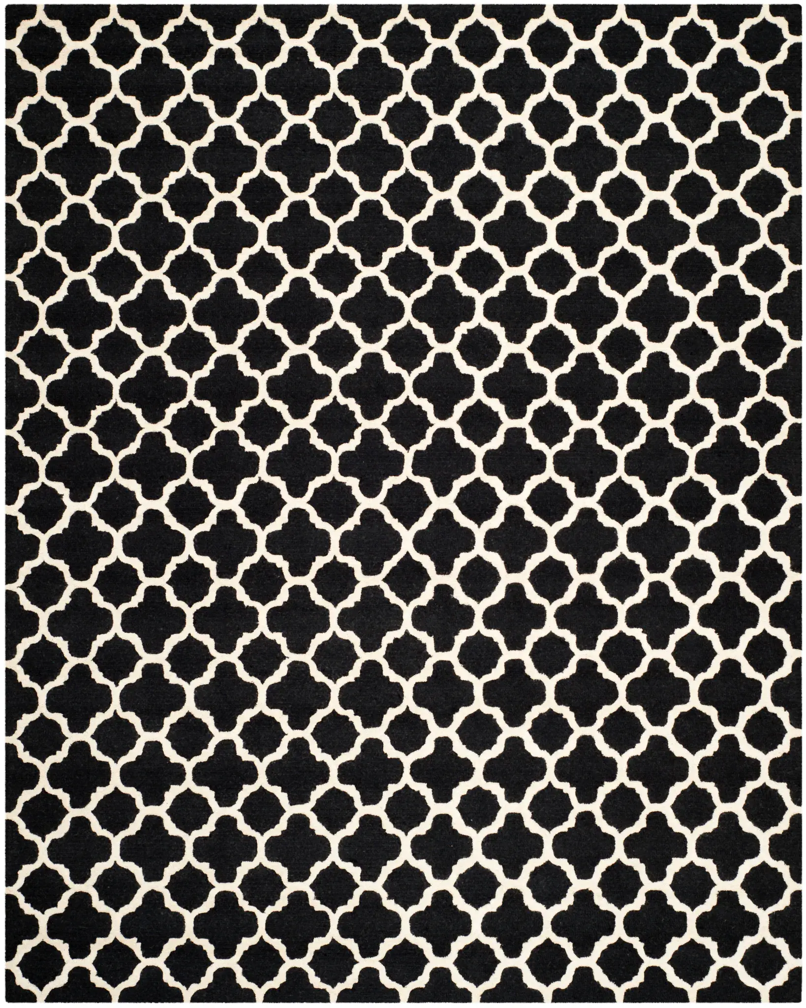Cambridge Small Quatrefoil Hand-Tufted Wool Rug