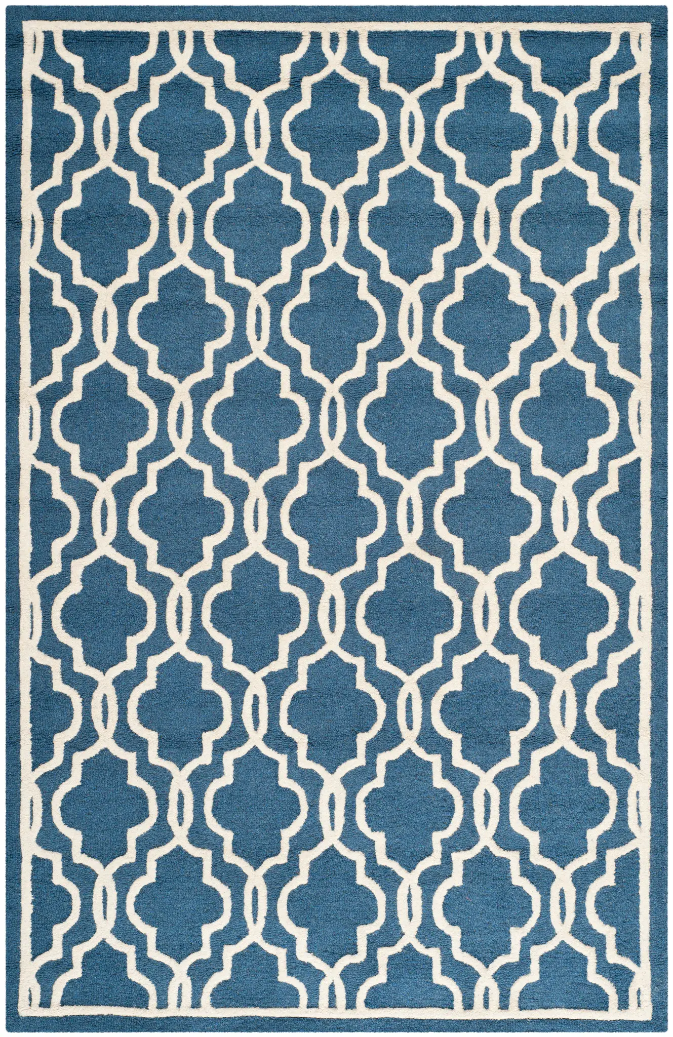 Cambridge Drop Trellis Hand-Tufted Wool Rug