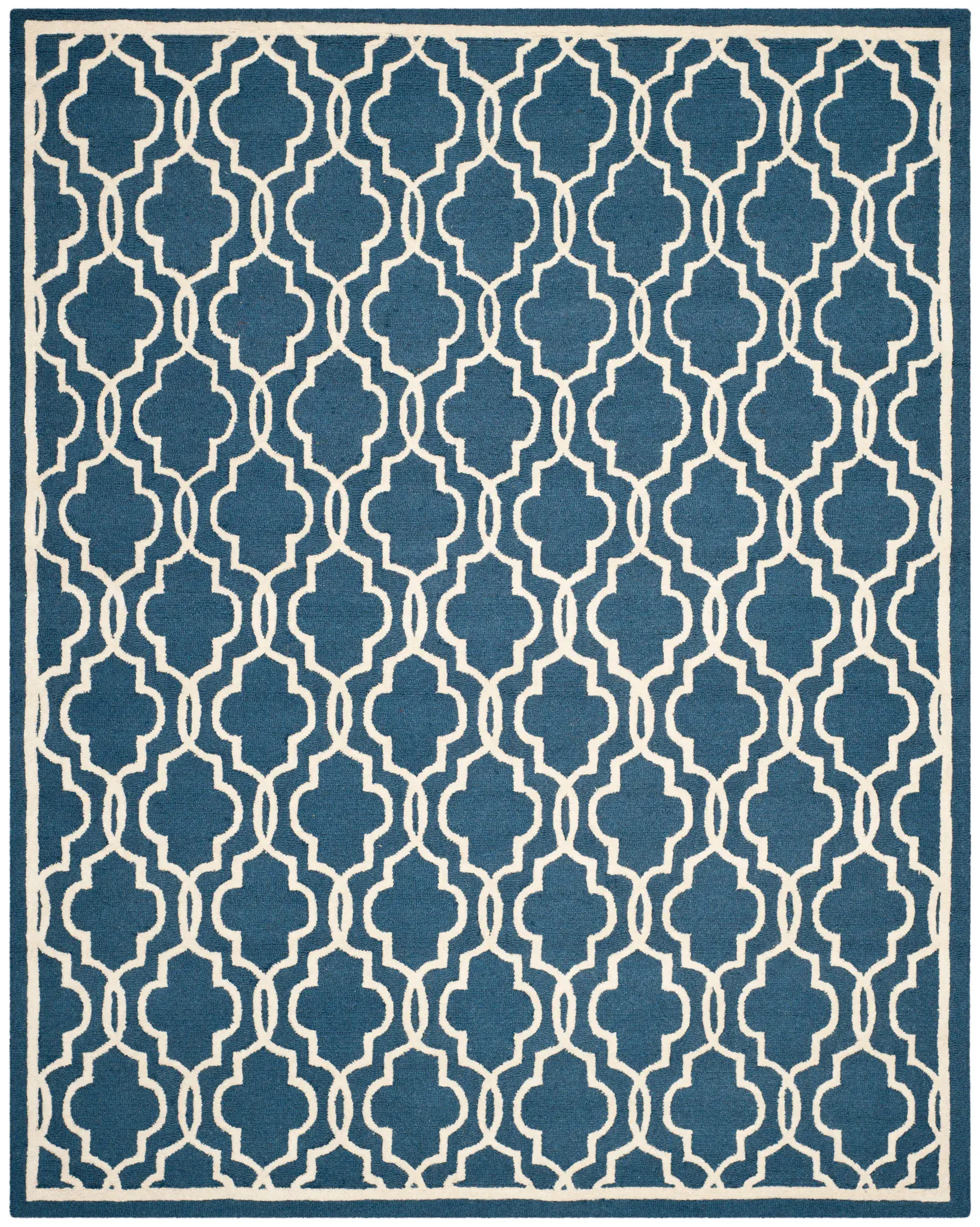 Cambridge Drop Trellis Hand-Tufted Wool Rug