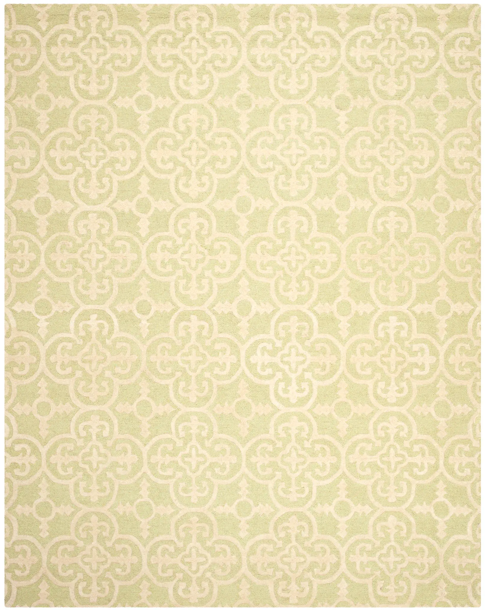 Cambridge Ornate Quatrefoil Hand-Tufted Wool Rug