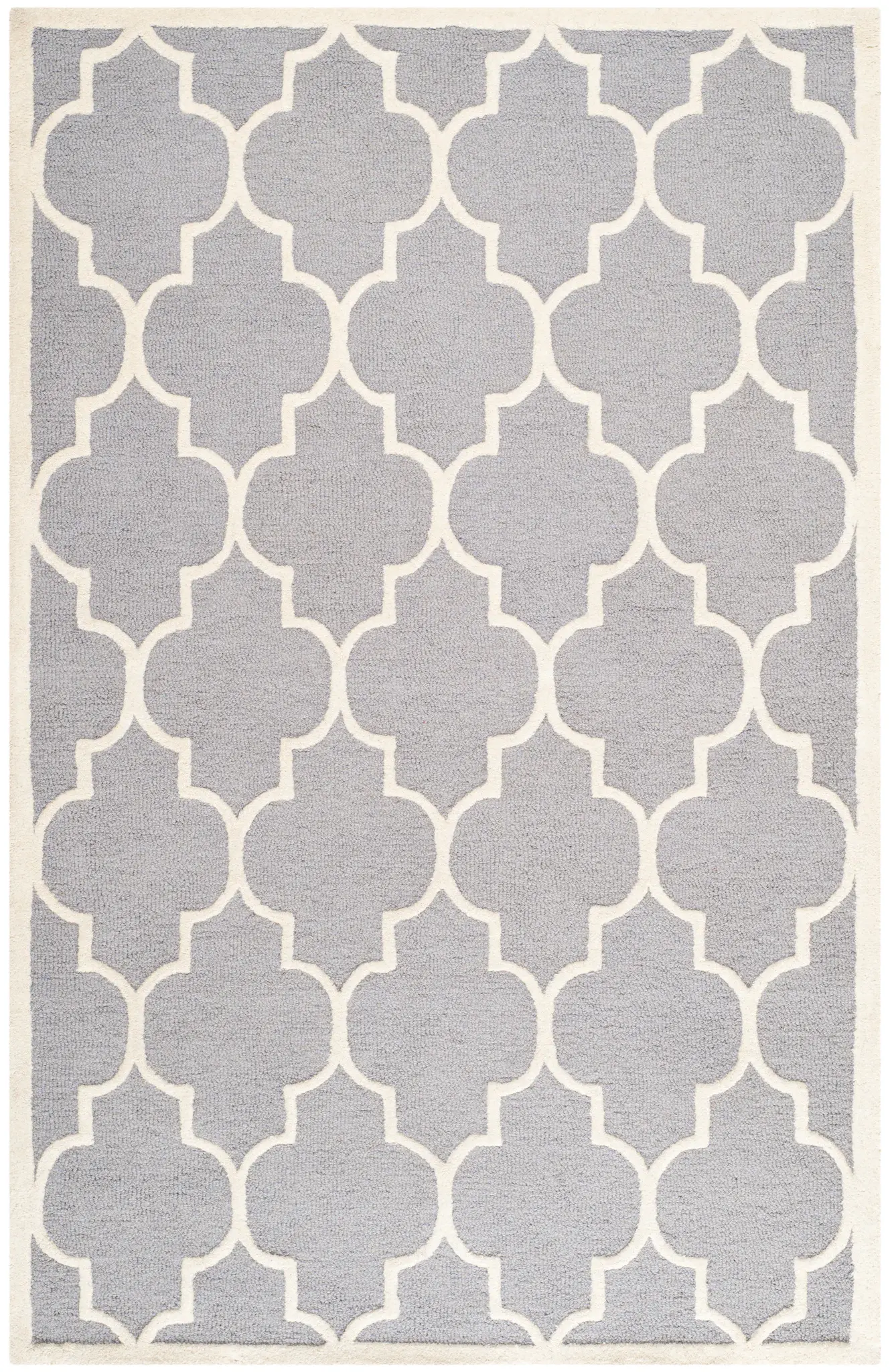 Cambridge Ogee Trellis Hand-Tufted Wool Rug