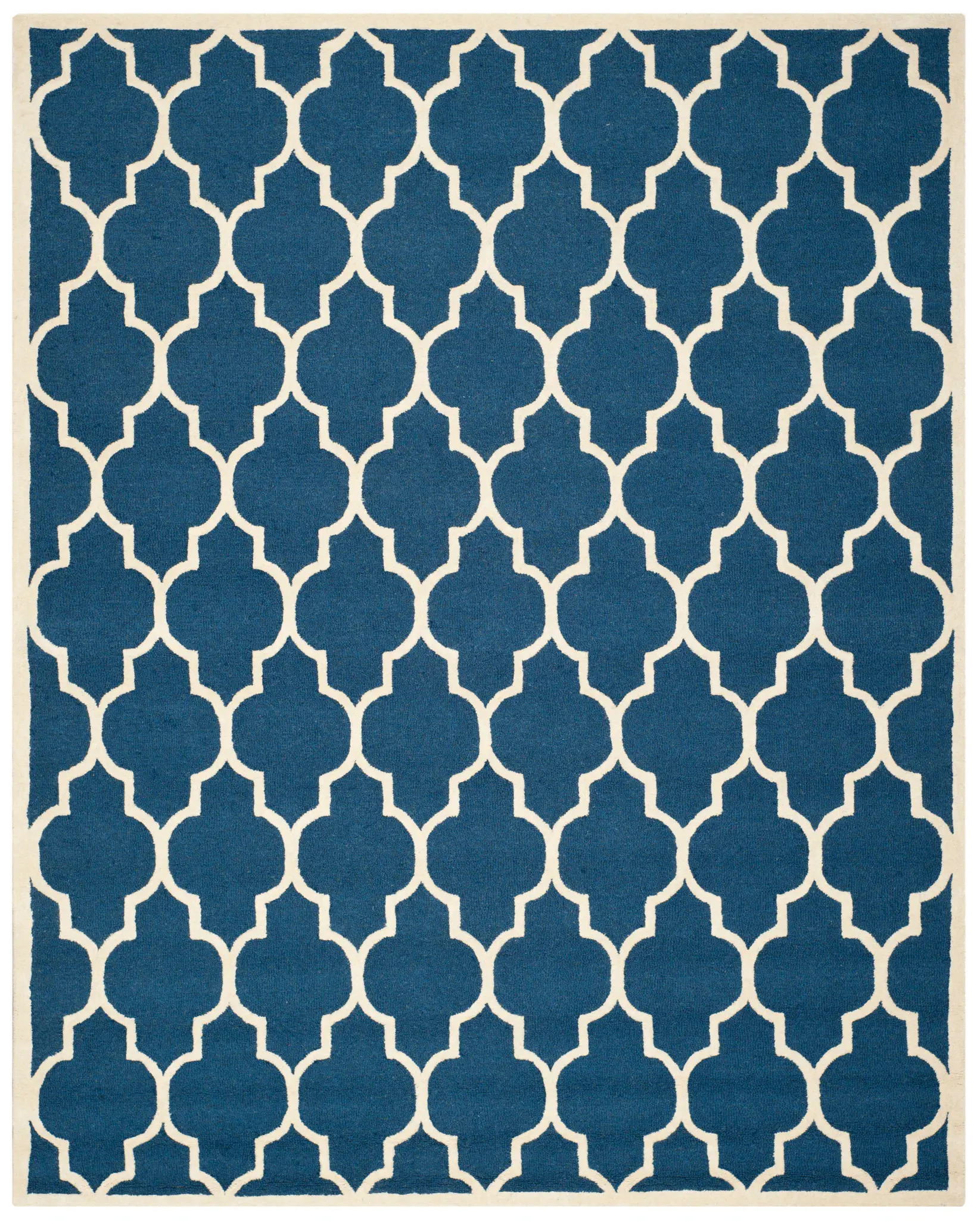 Cambridge Ogee Trellis Hand-Tufted Wool Rug