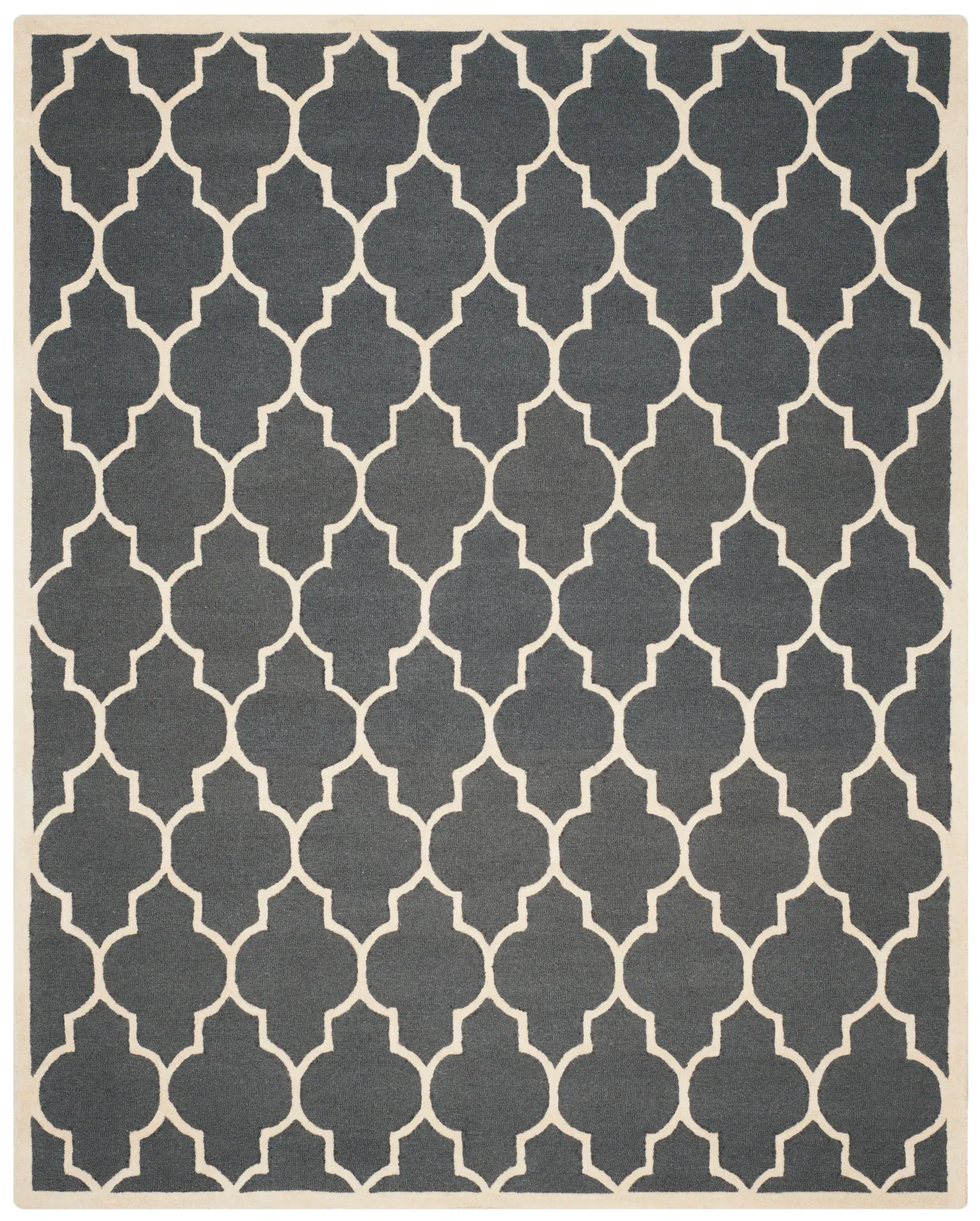 Cambridge Ogee Trellis Hand-Tufted Wool Rug