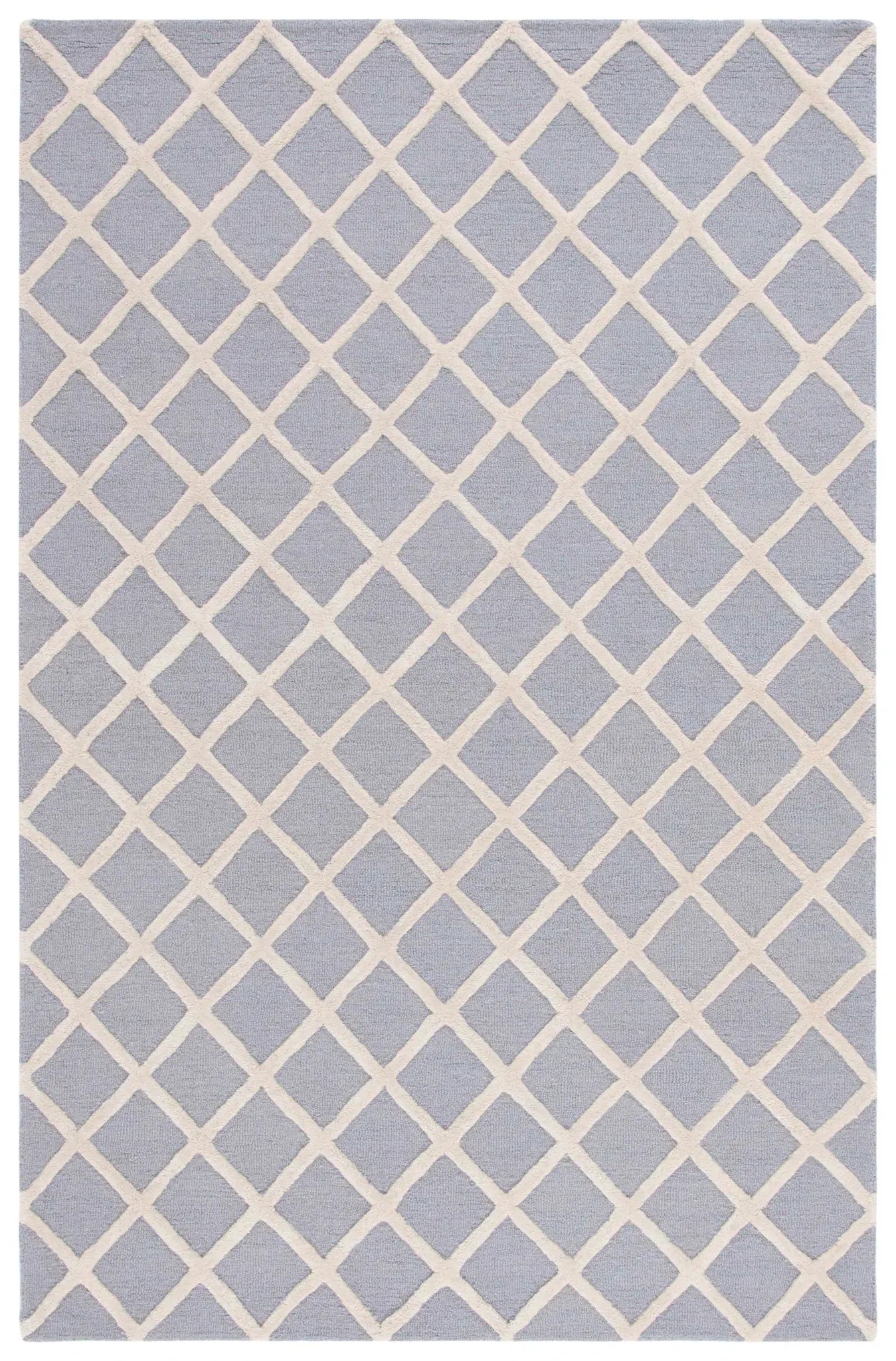Cambridge Diamond Lattice Hand-Tufted Wool Rug