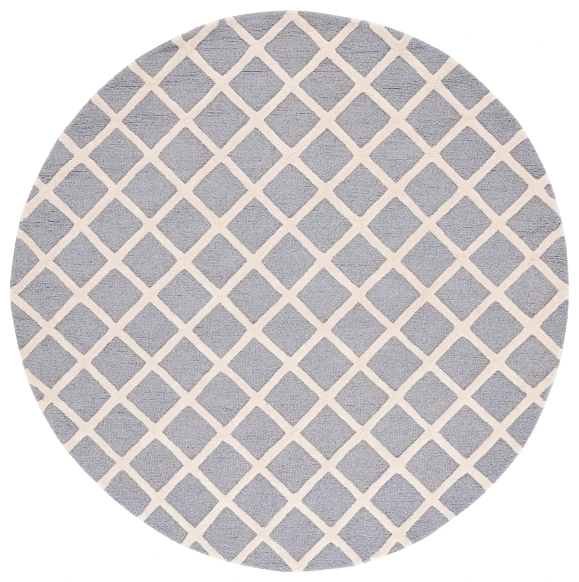 Cambridge Diamond Lattice Hand-Tufted Wool Rug