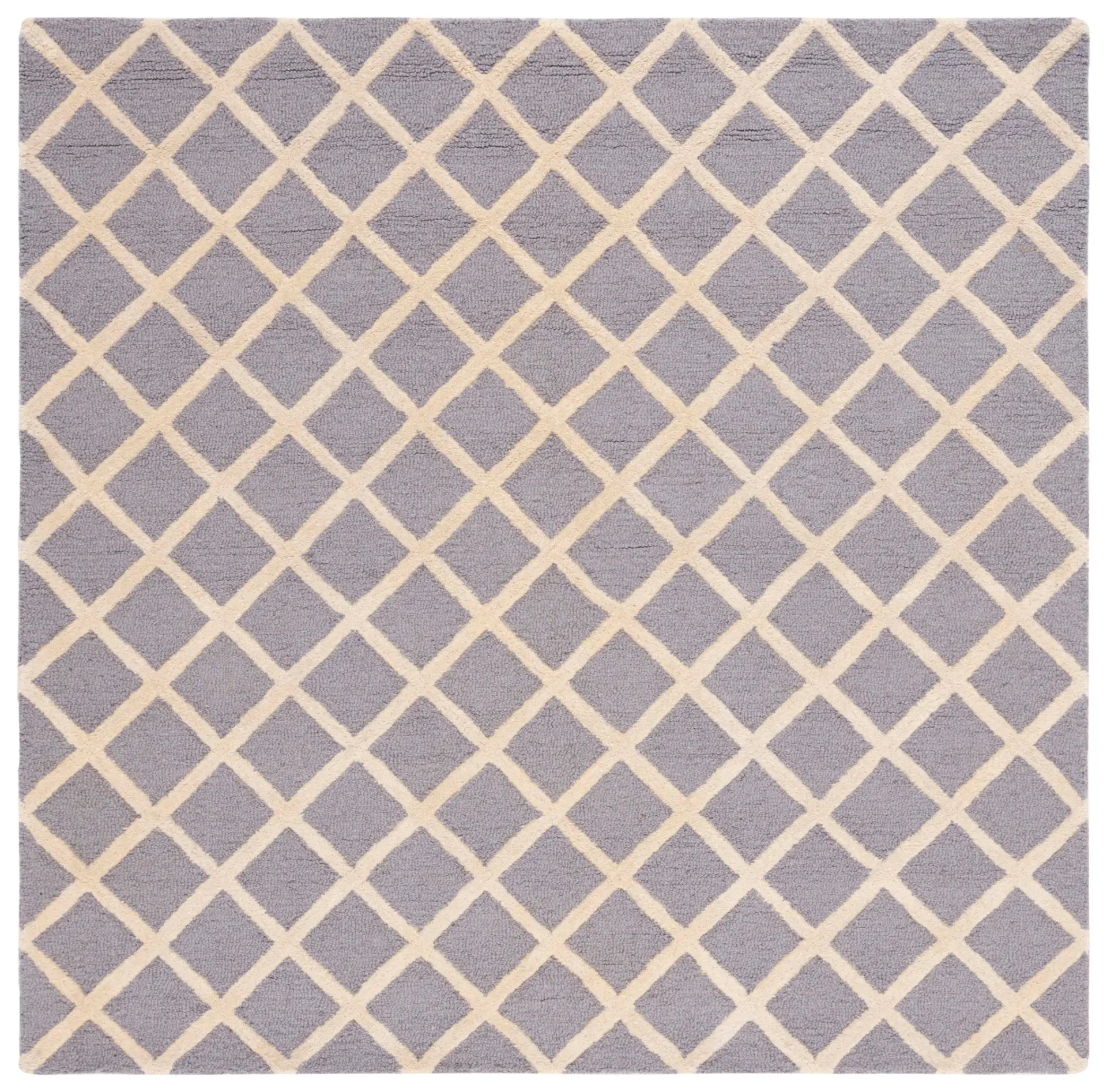 Cambridge Diamond Lattice Hand-Tufted Wool Rug