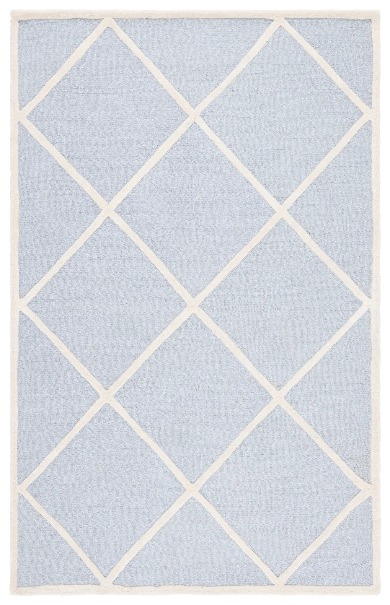 Cambridge Diamond Trellis Hand-Tufted Wool Rug