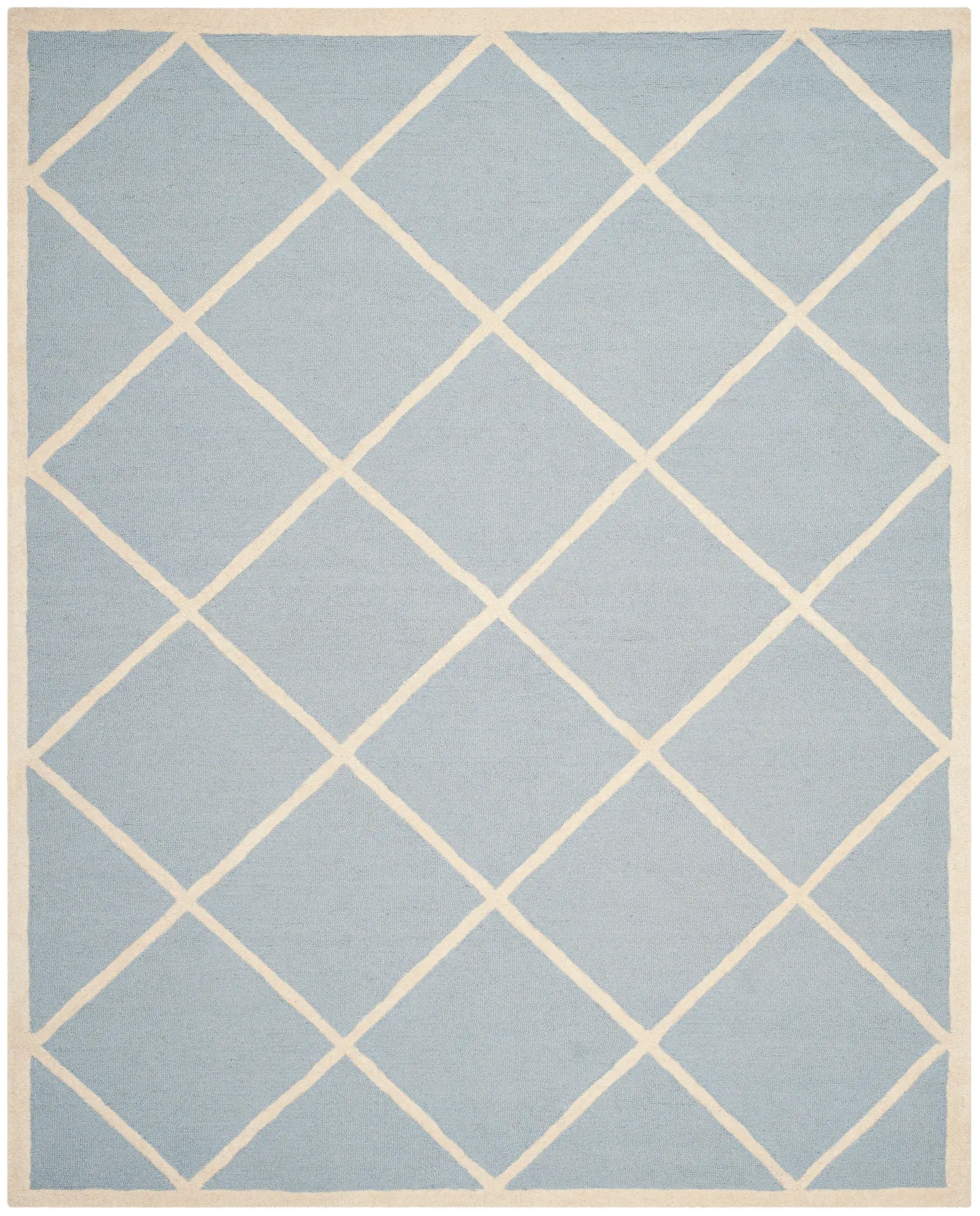Cambridge Diamond Trellis Hand-Tufted Wool Rug