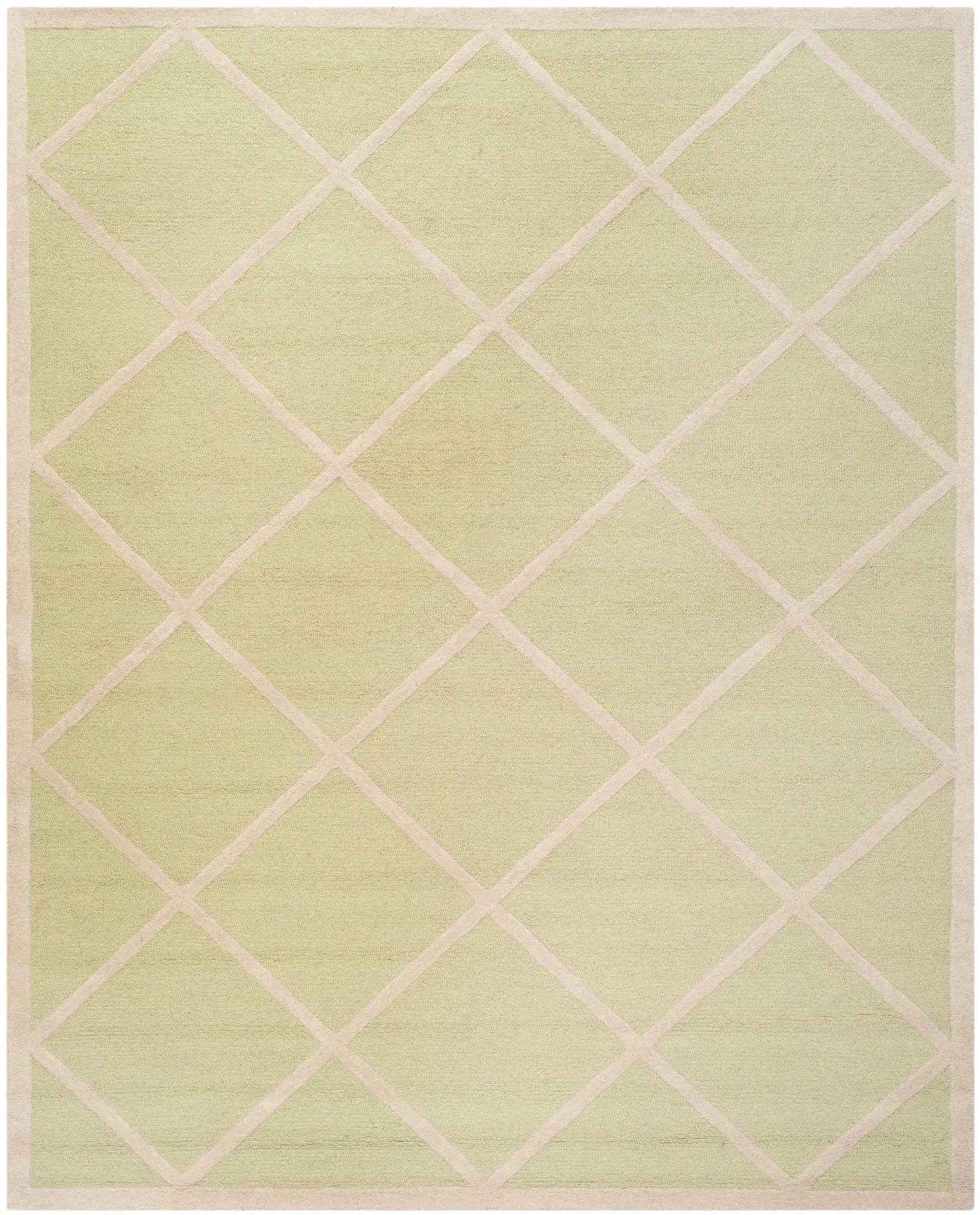 Cambridge Diamond Trellis Hand-Tufted Wool Rug
