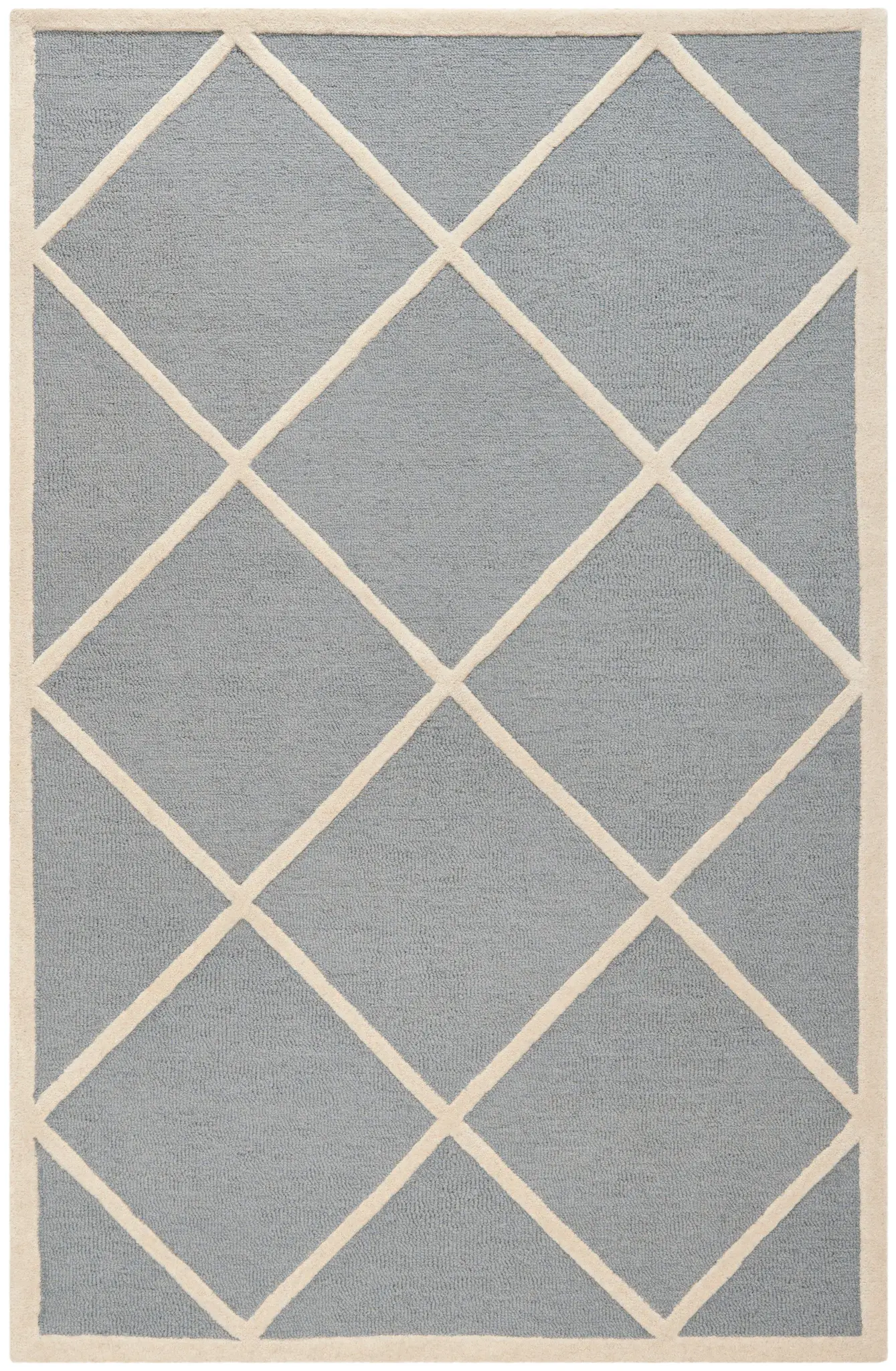 Cambridge Diamond Trellis Hand-Tufted Wool Rug
