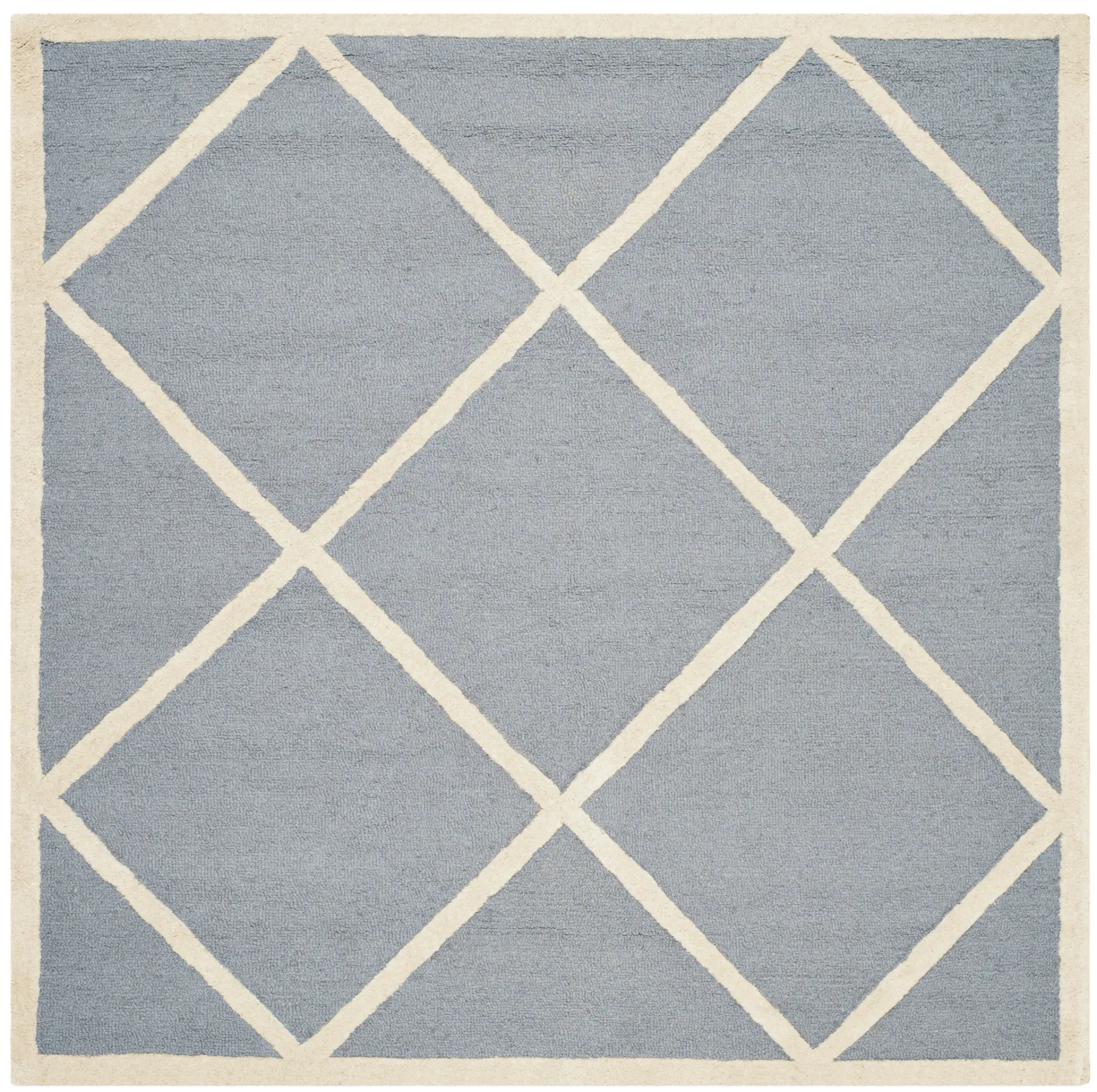 Cambridge Diamond Trellis Hand-Tufted Wool Rug