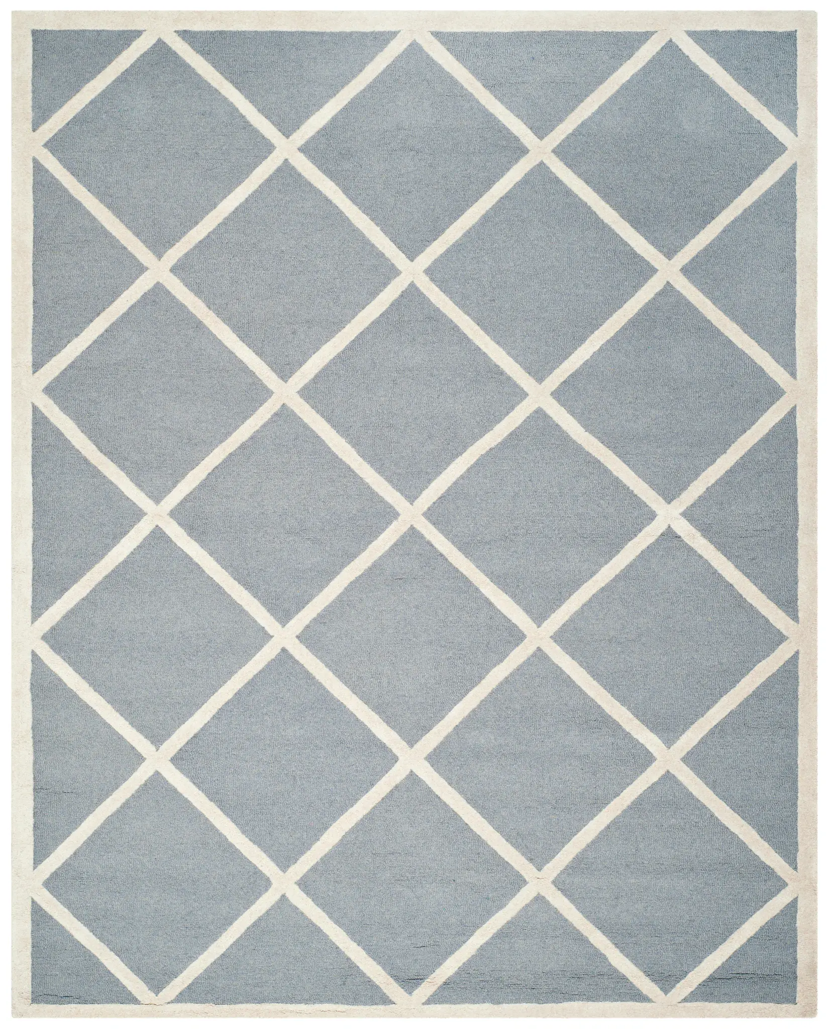 Cambridge Diamond Trellis Hand-Tufted Wool Rug