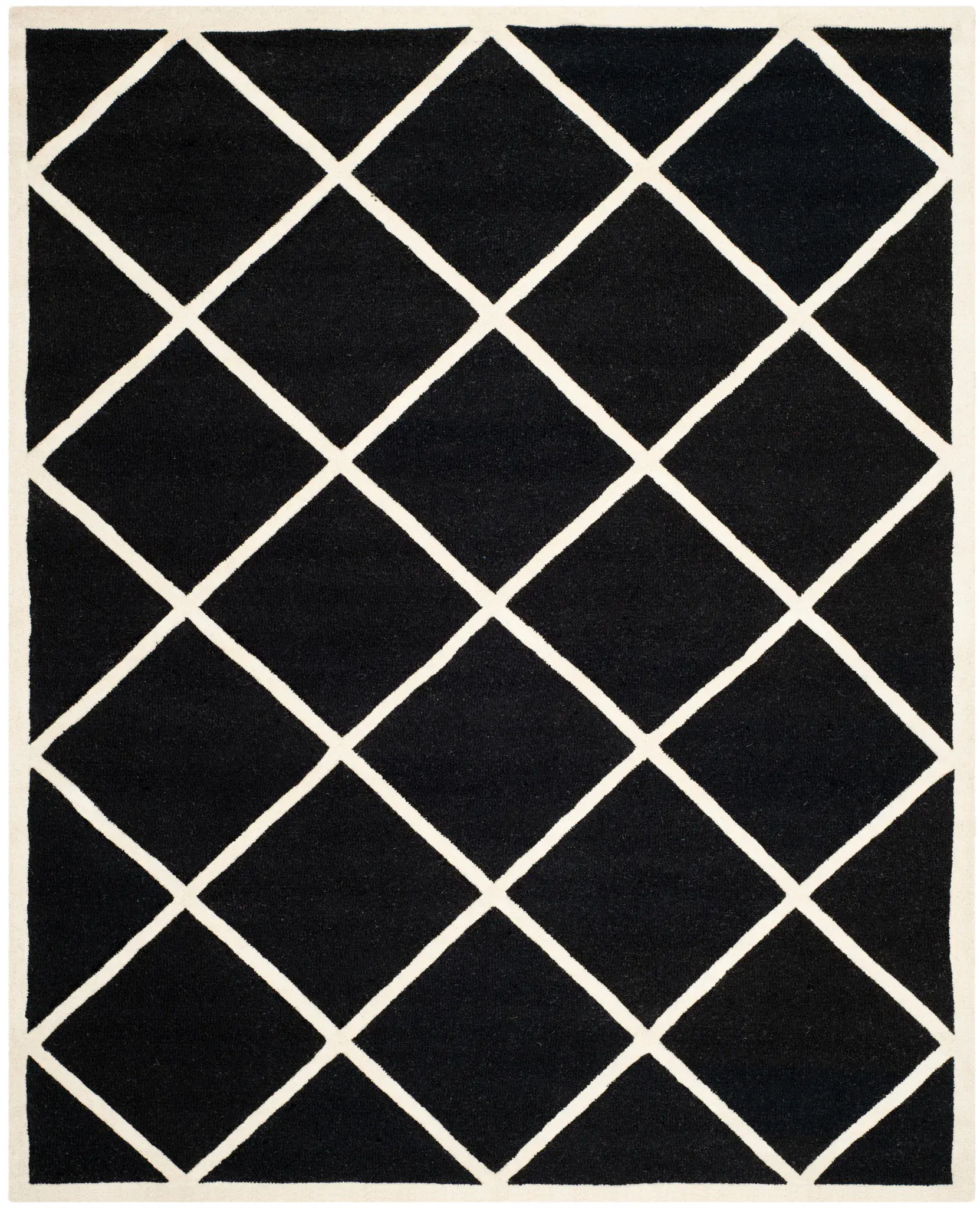 Cambridge Diamond Trellis Hand-Tufted Wool Rug