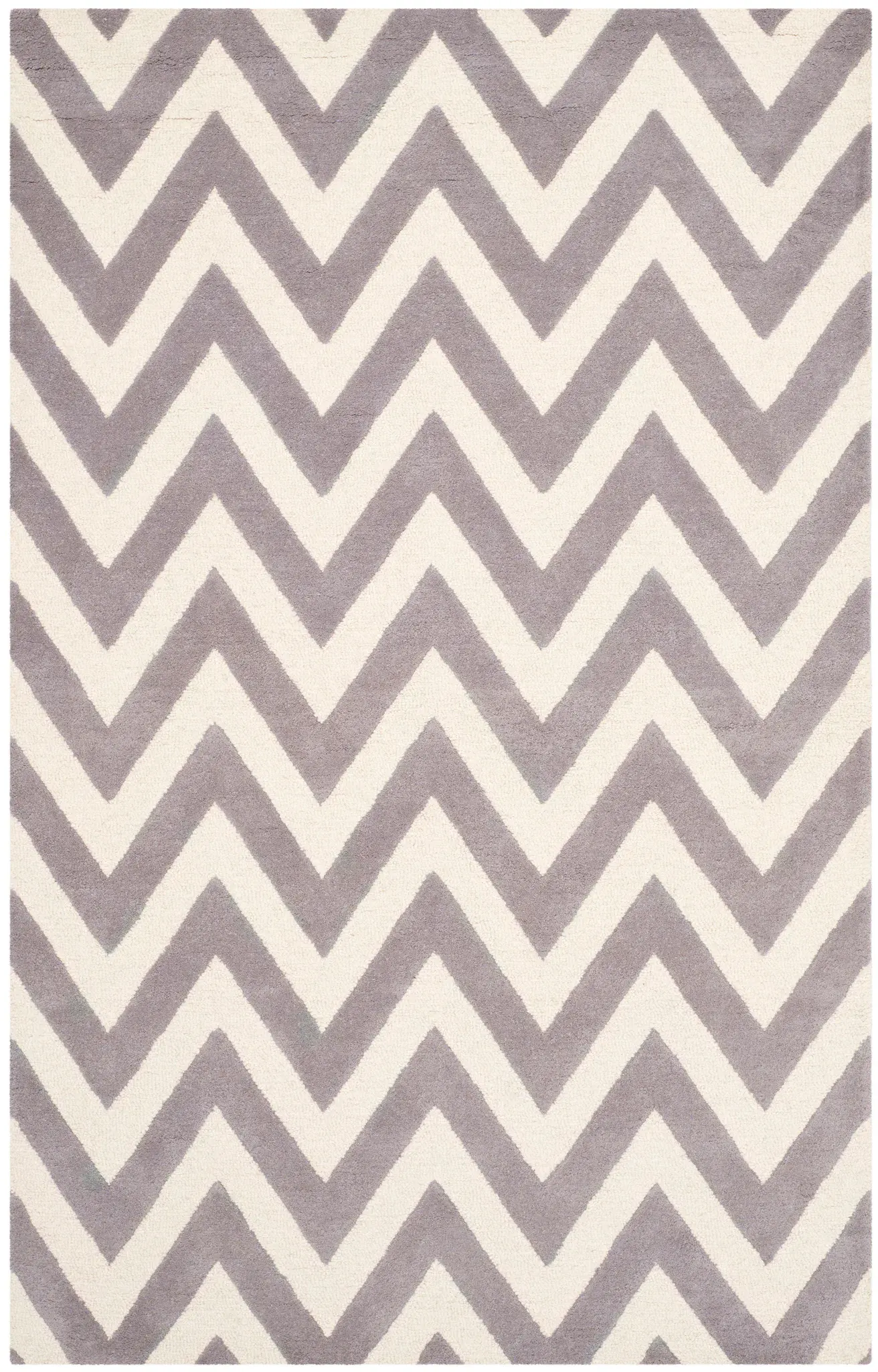 Cambridge Chevron Hand-Tufted Wool Rug
