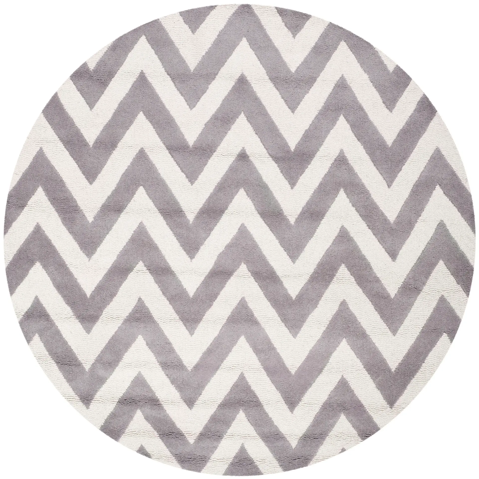 Cambridge Chevron Hand-Tufted Wool Rug