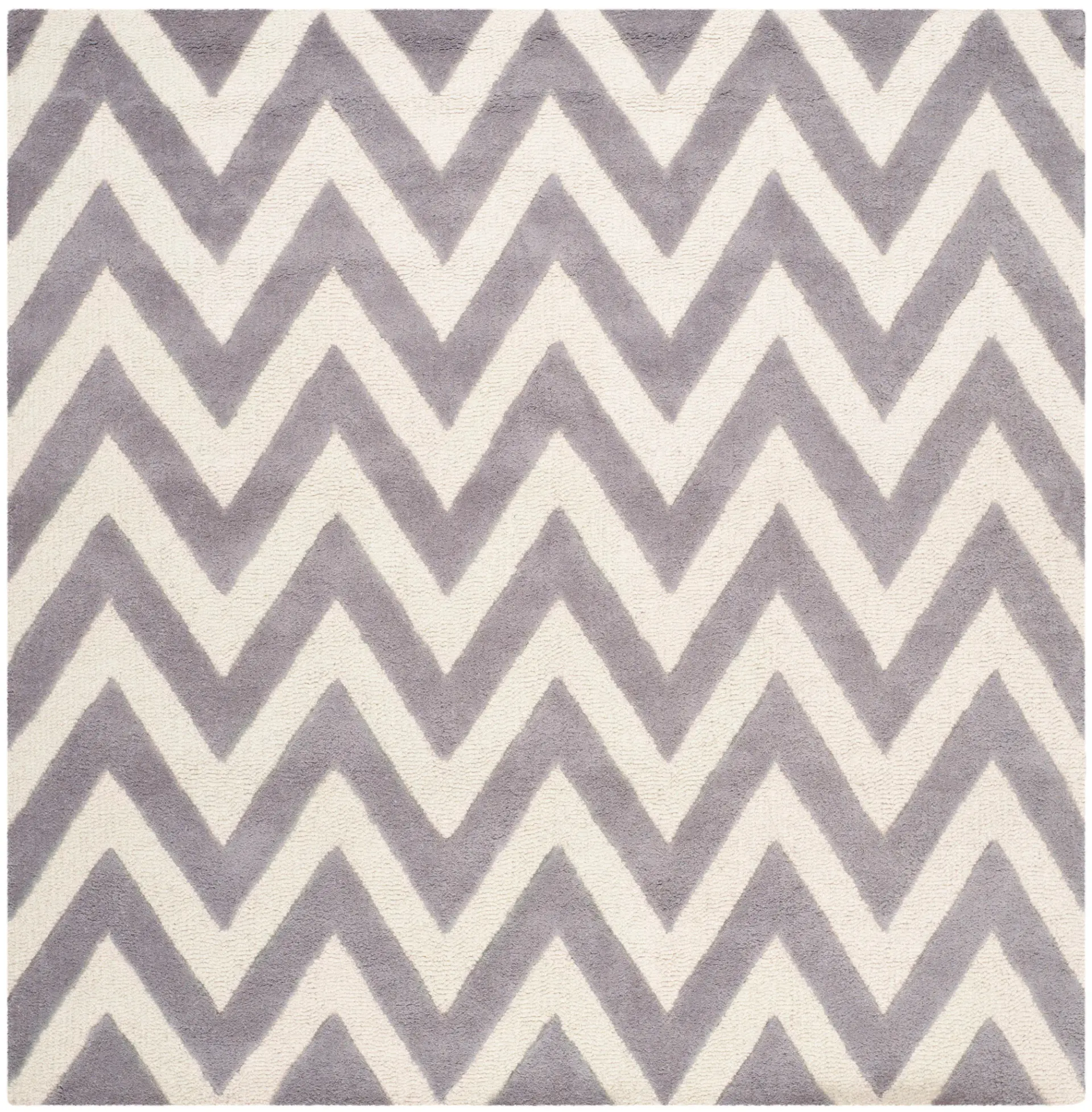 Cambridge Chevron Hand-Tufted Wool Rug