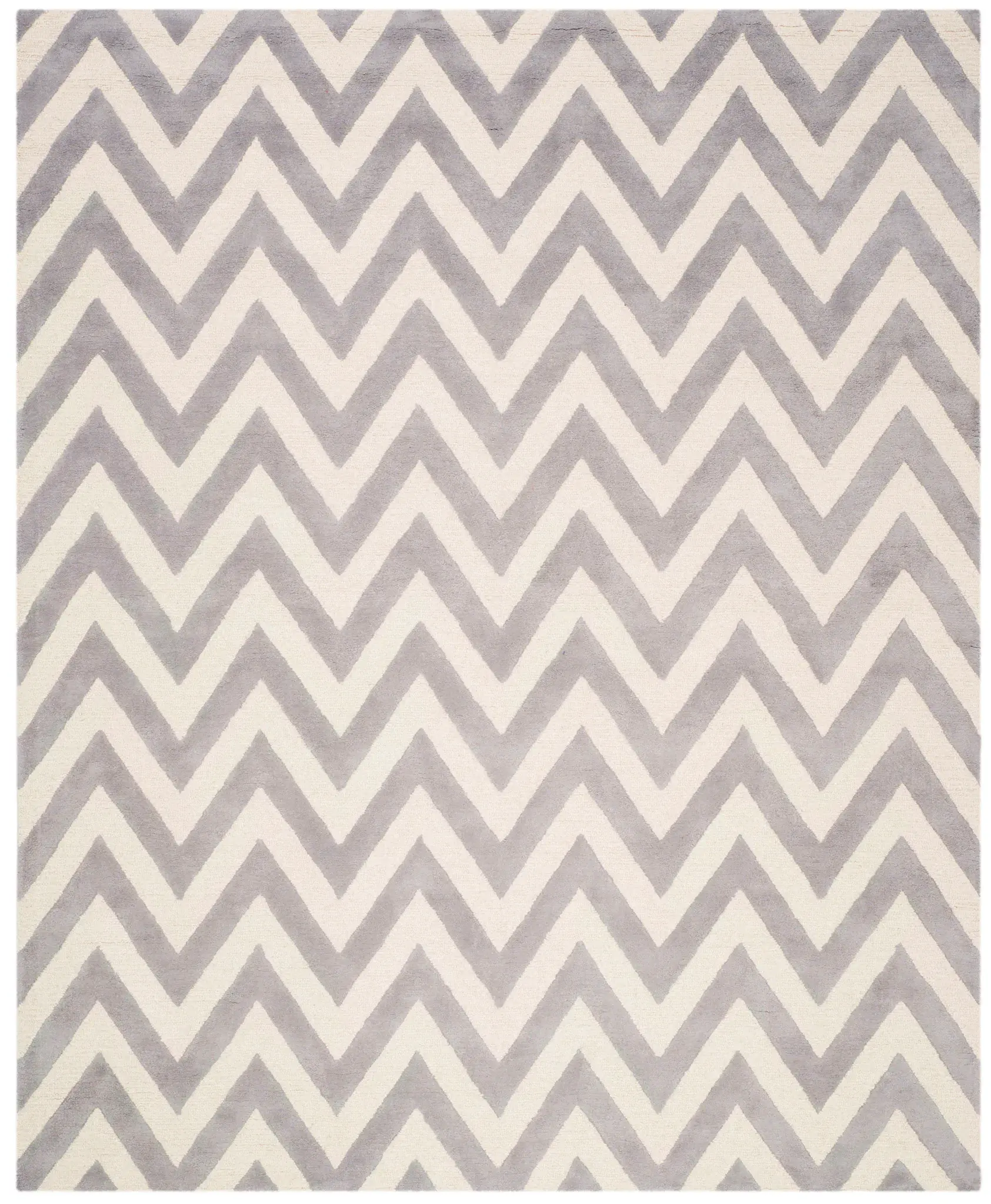 Cambridge Chevron Hand-Tufted Wool Rug