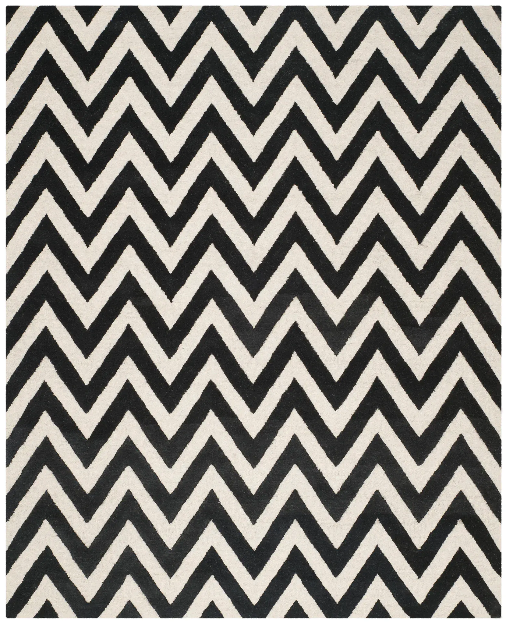 Cambridge Chevron Hand-Tufted Wool Rug
