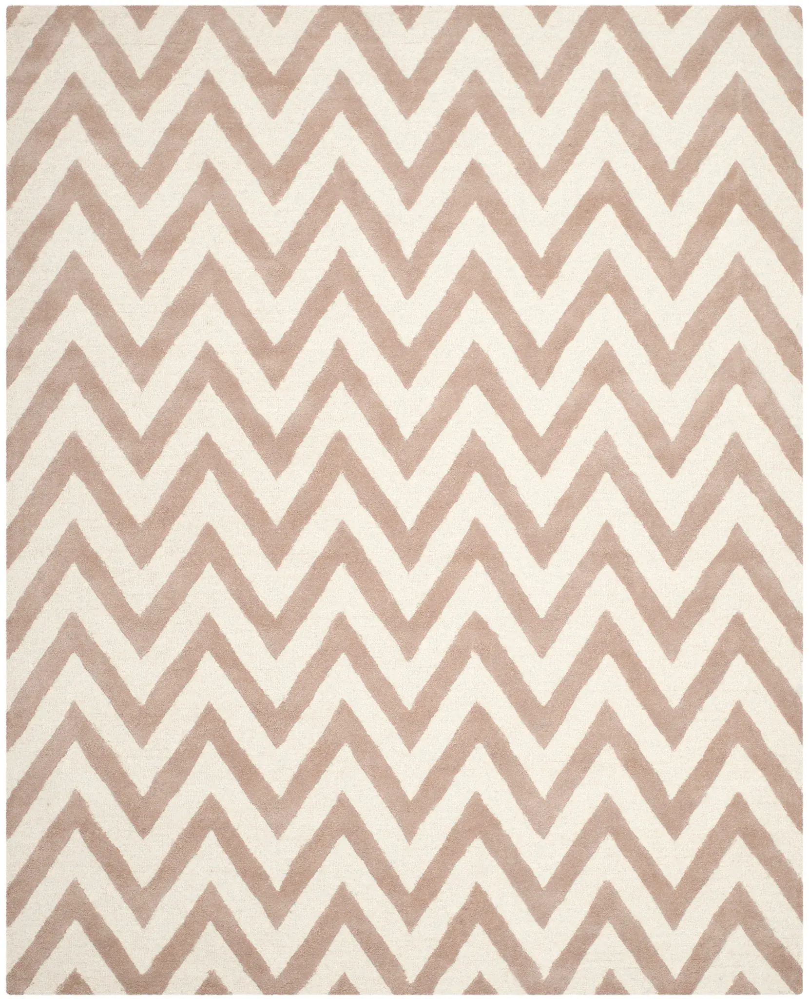 Cambridge Chevron Hand-Tufted Wool Rug