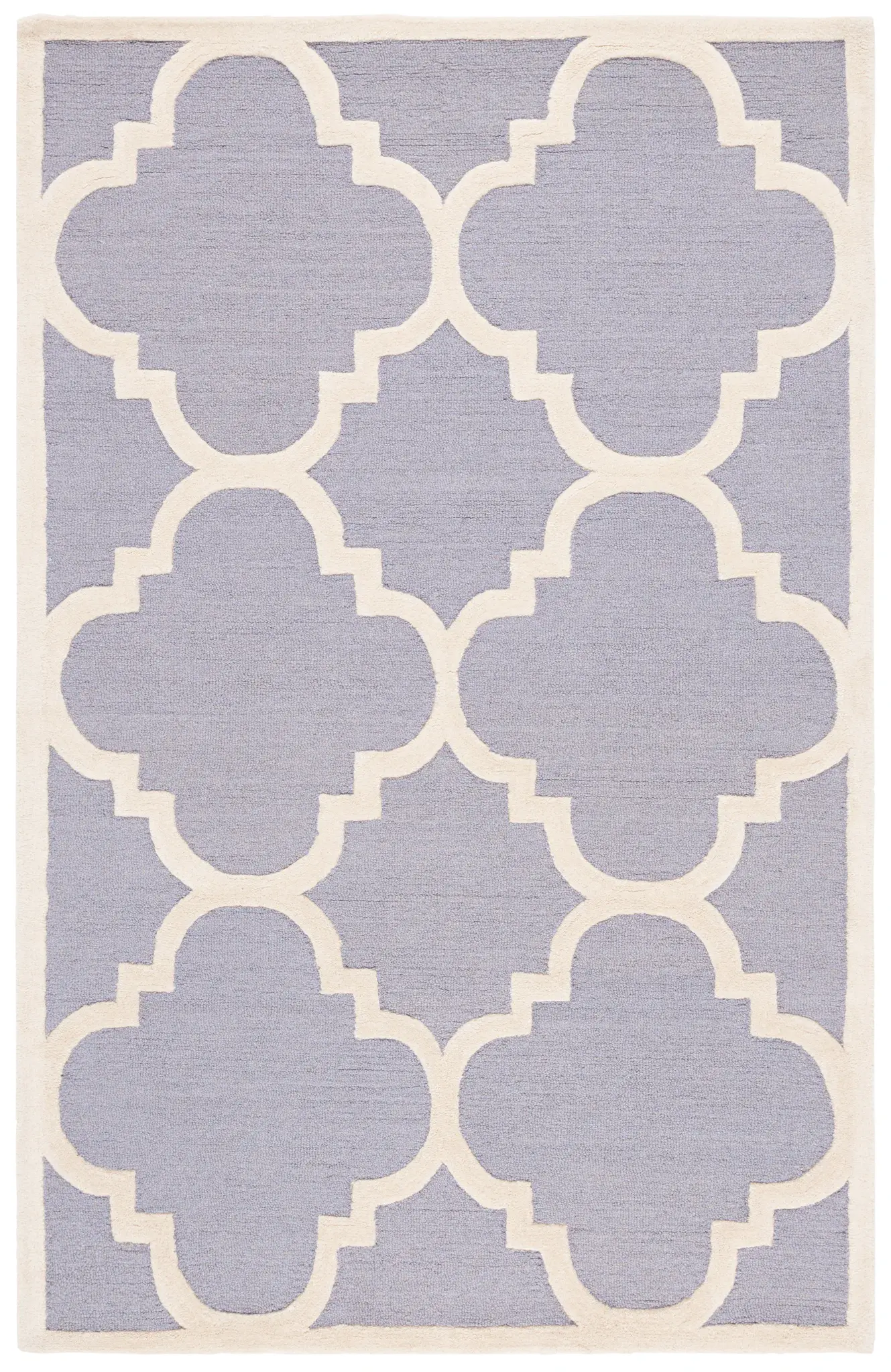 Cambridge Large Quatrefoil Hand-Tufted Wool Rug