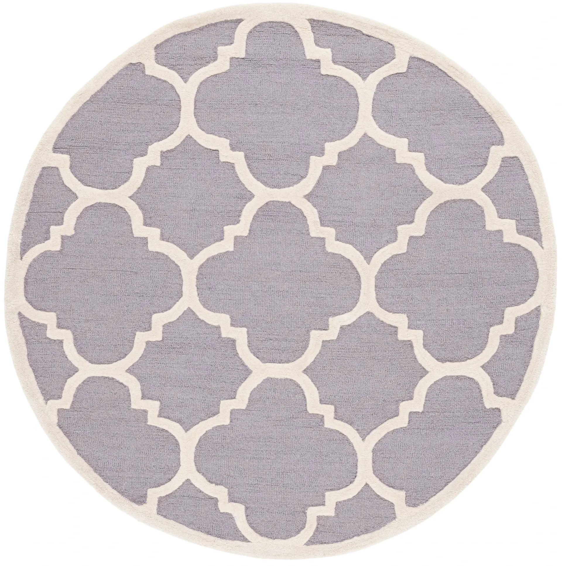 Cambridge Large Quatrefoil Hand-Tufted Wool Rug