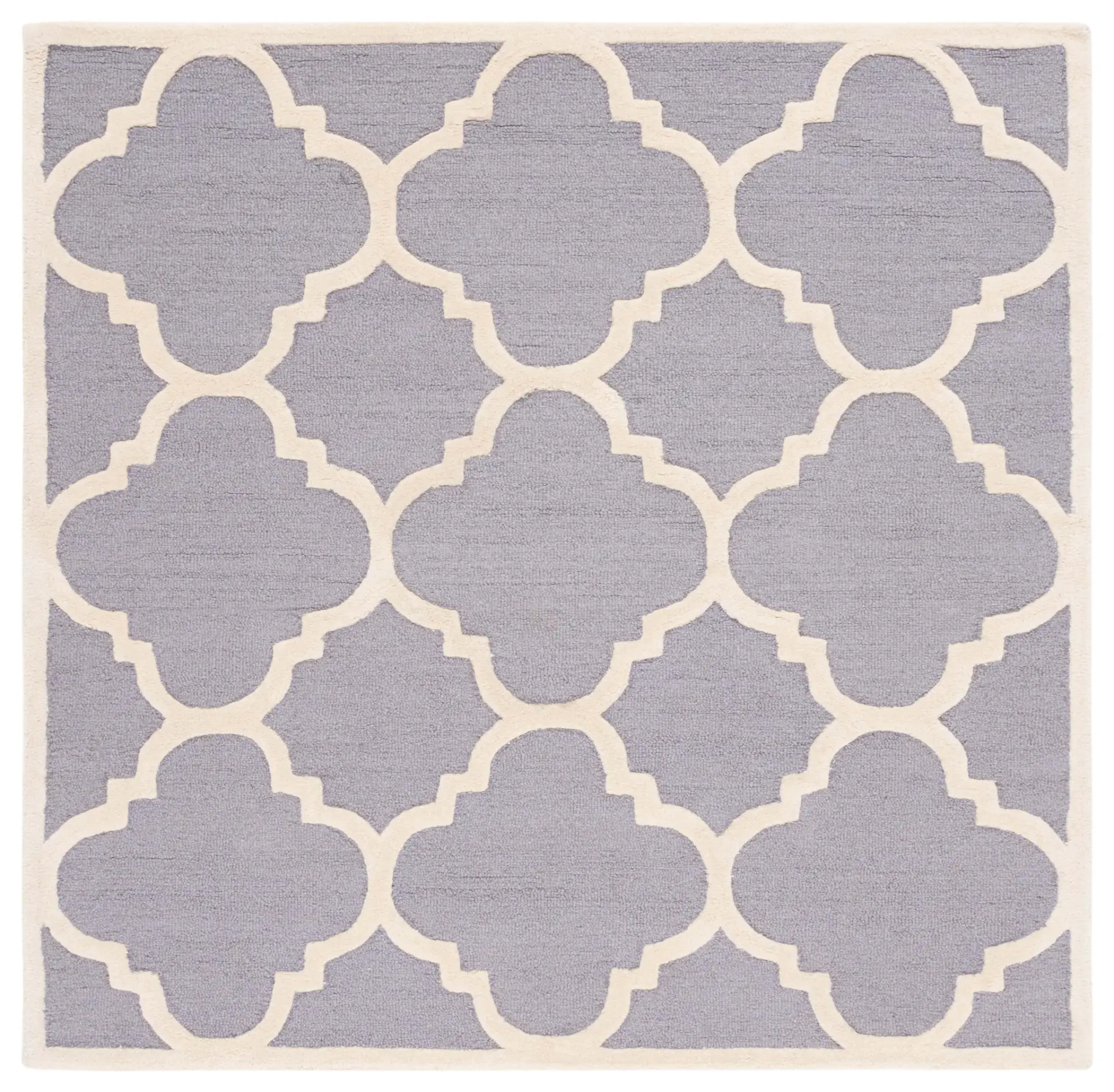 Cambridge Large Quatrefoil Hand-Tufted Wool Rug