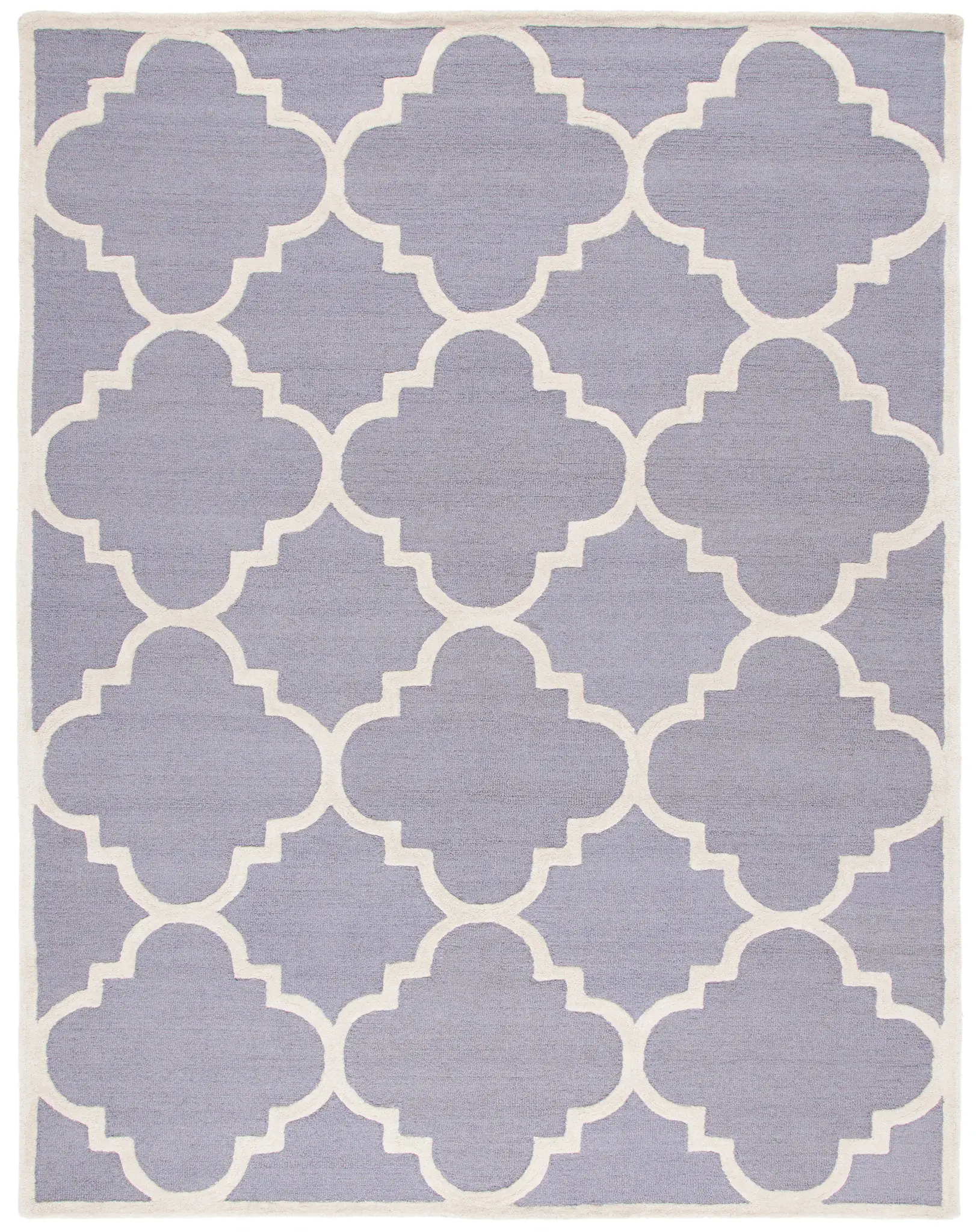 Cambridge Large Quatrefoil Hand-Tufted Wool Rug