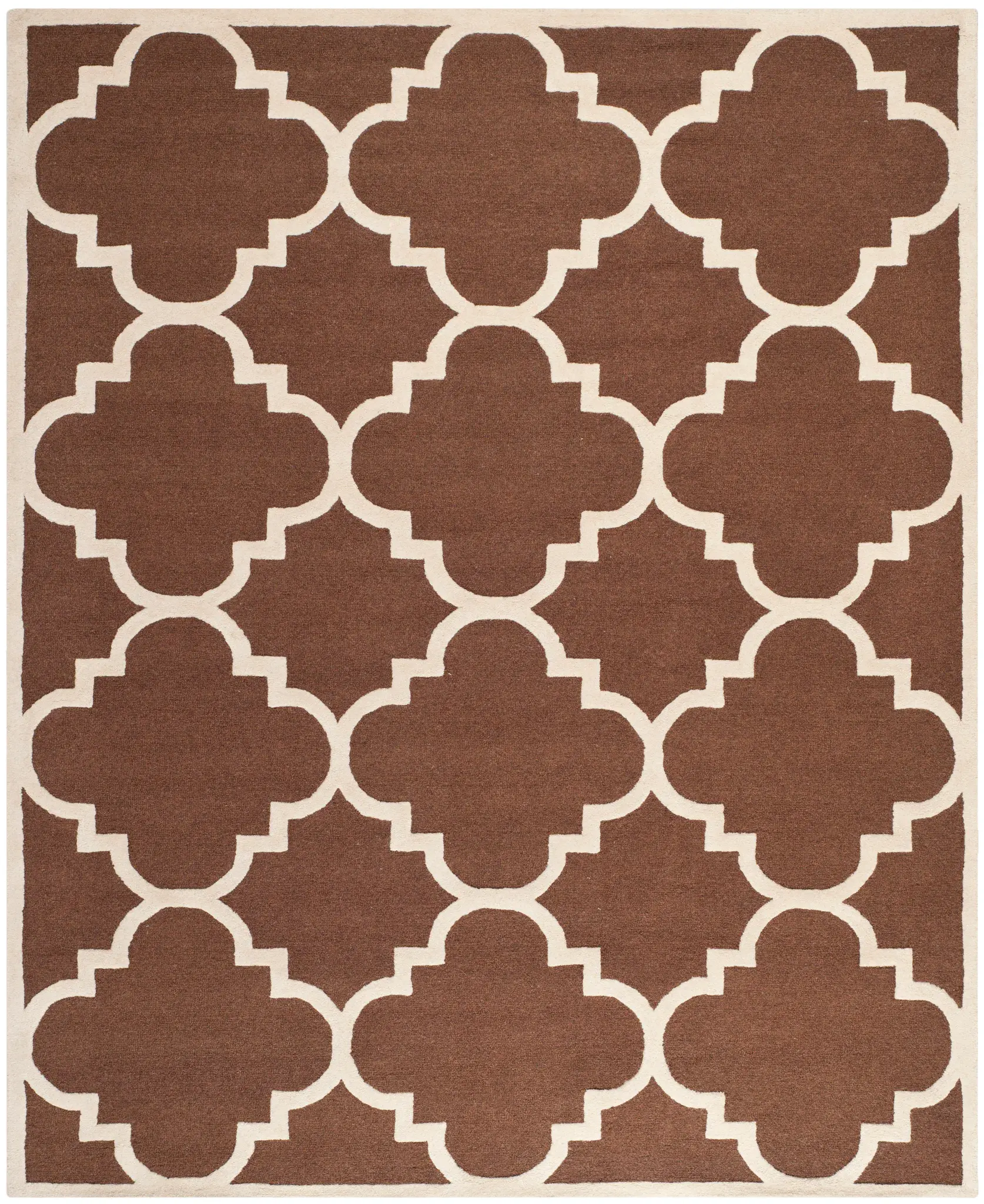Cambridge Large Quatrefoil Hand-Tufted Wool Rug