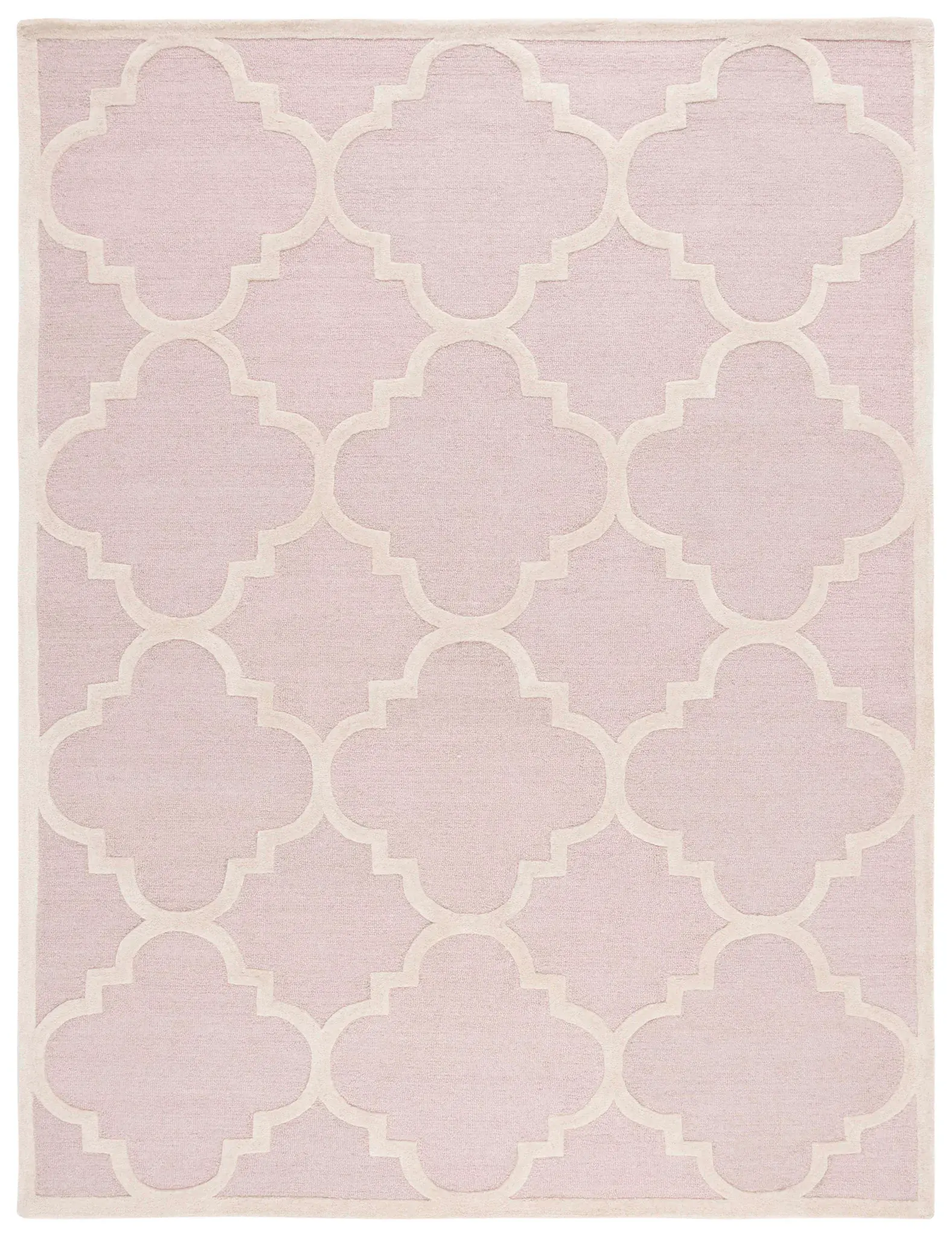 Cambridge Large Quatrefoil Hand-Tufted Wool Rug