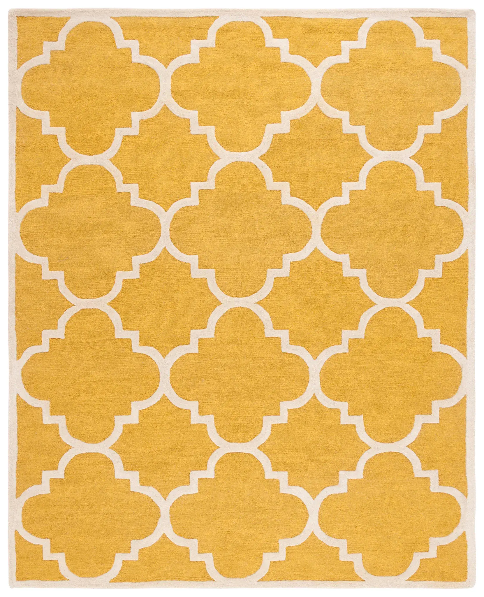 Cambridge Large Quatrefoil Hand-Tufted Wool Rug