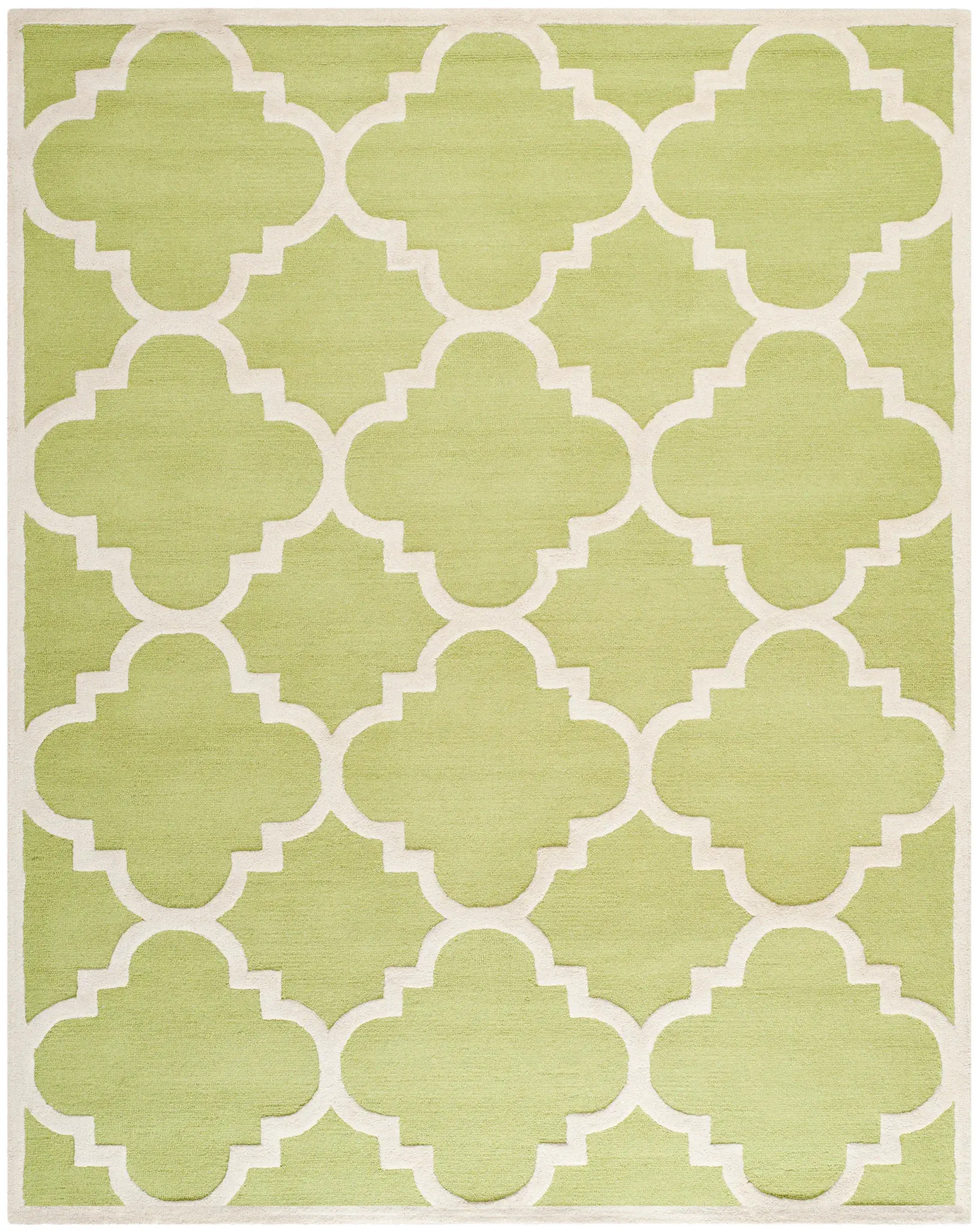 Cambridge Large Quatrefoil Hand-Tufted Wool Rug
