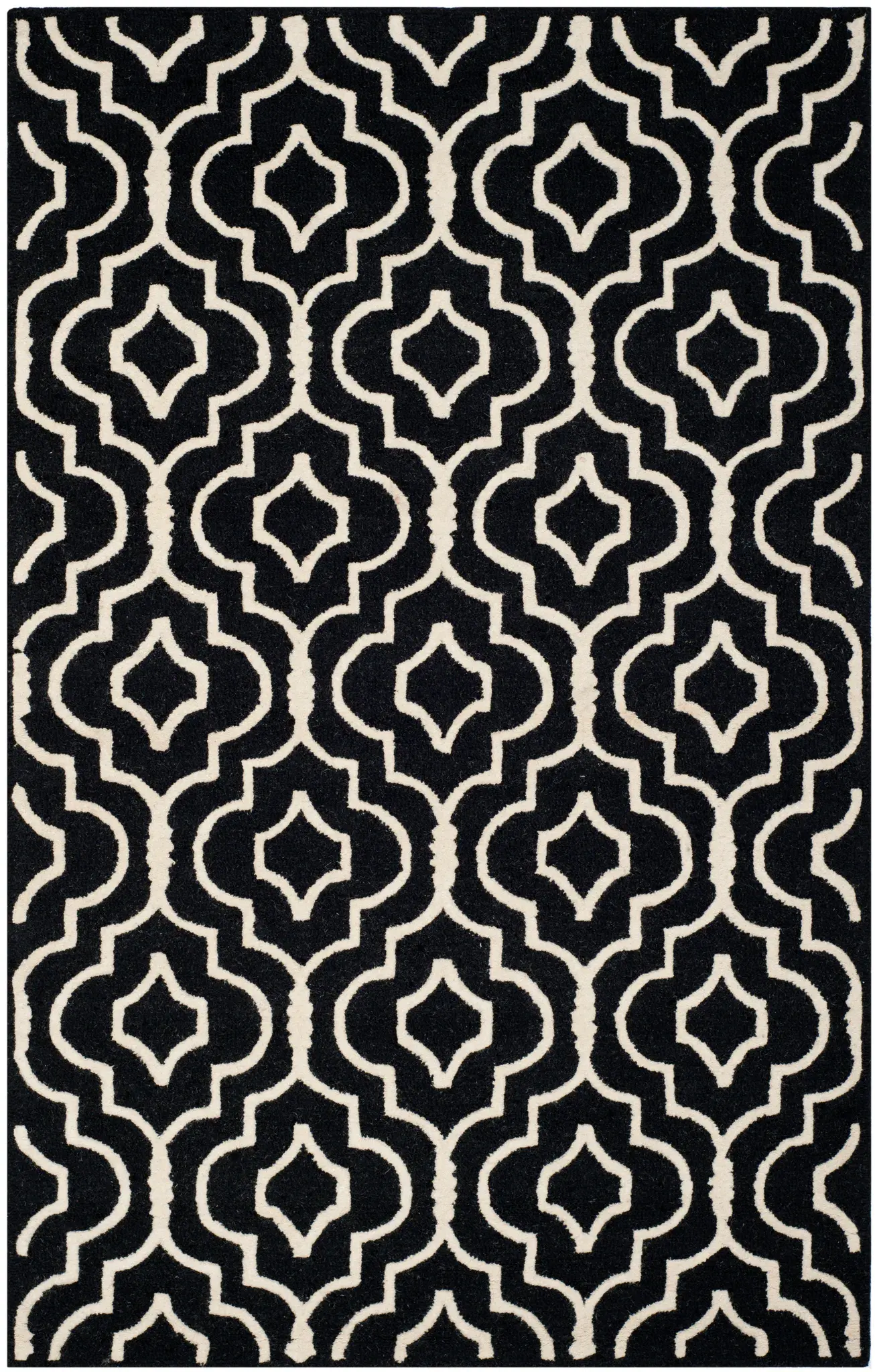 Cambridge Nested Ogee Hand-Tufted Wool Rug