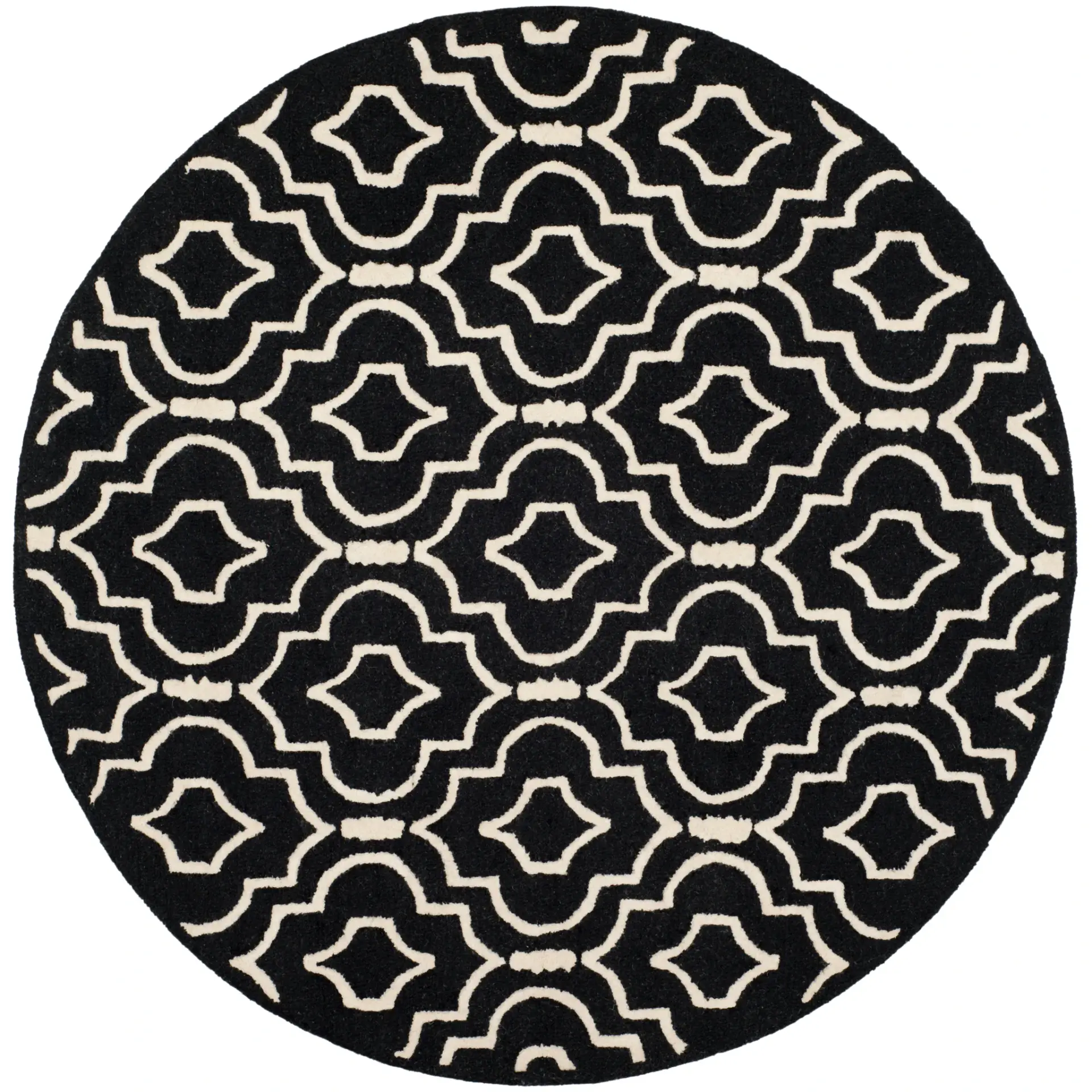 Cambridge Nested Ogee Hand-Tufted Wool Rug