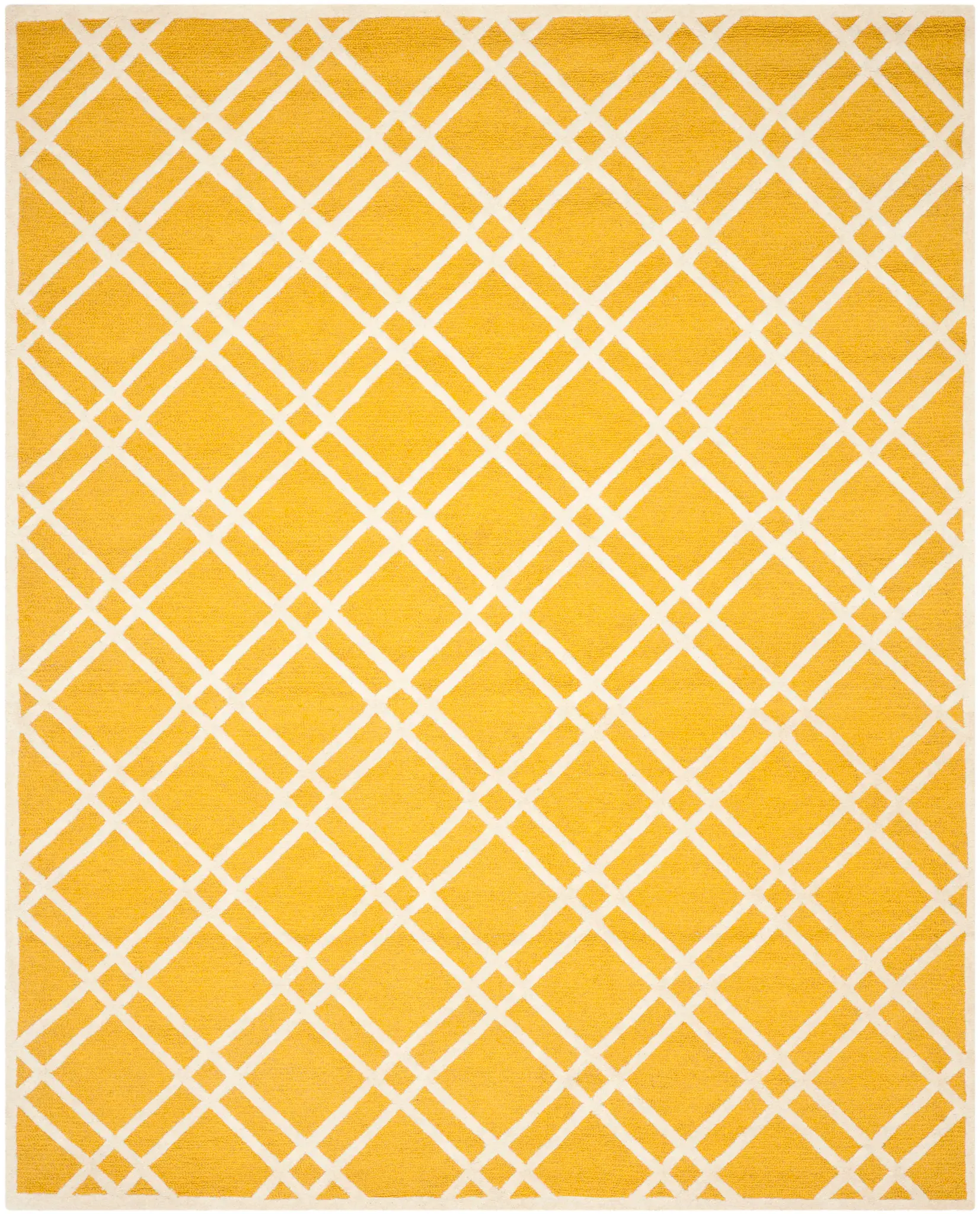 Cambridge Plaid Trellis Hand-Tufted Wool Rug