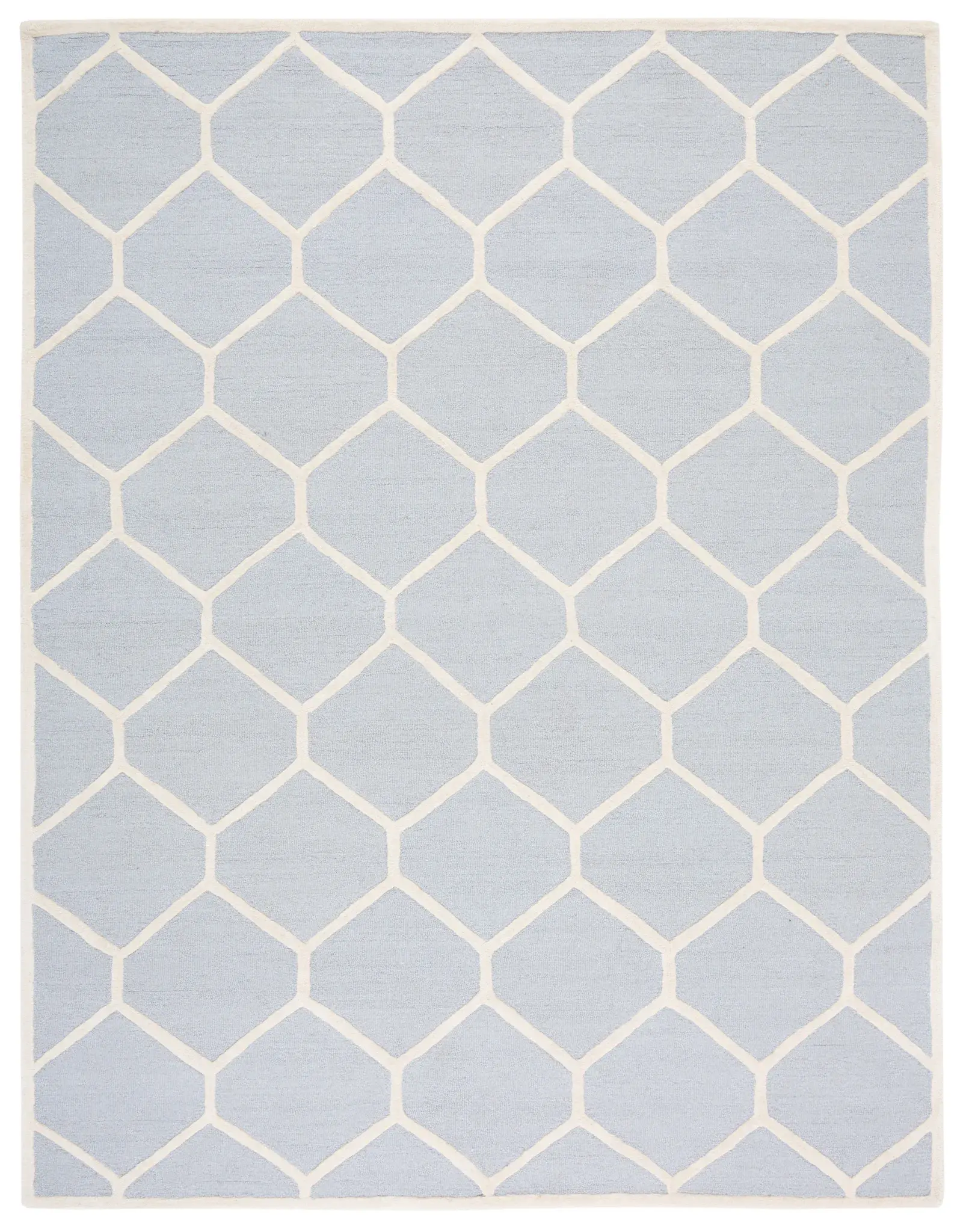 Cambridge Hexagon Trellis Hand-Tufted Wool Rug