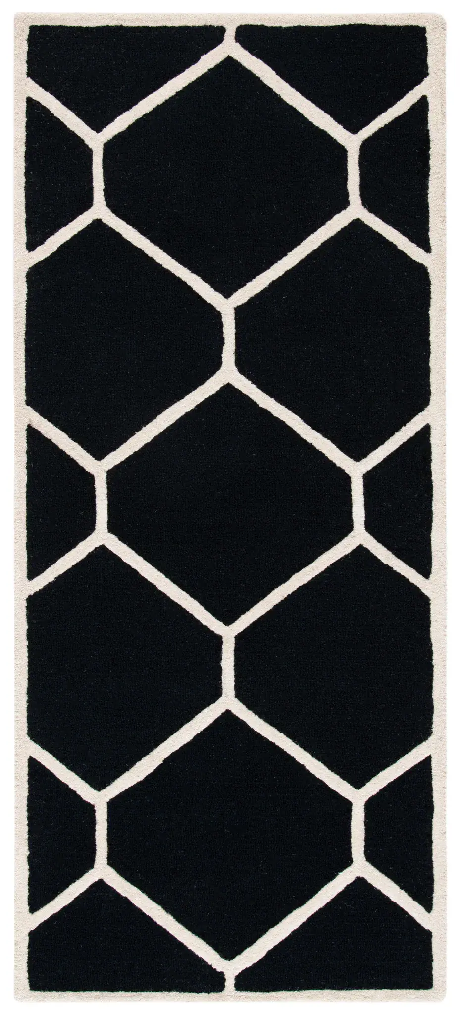 Cambridge Hexagon Trellis Hand-Tufted Wool Rug