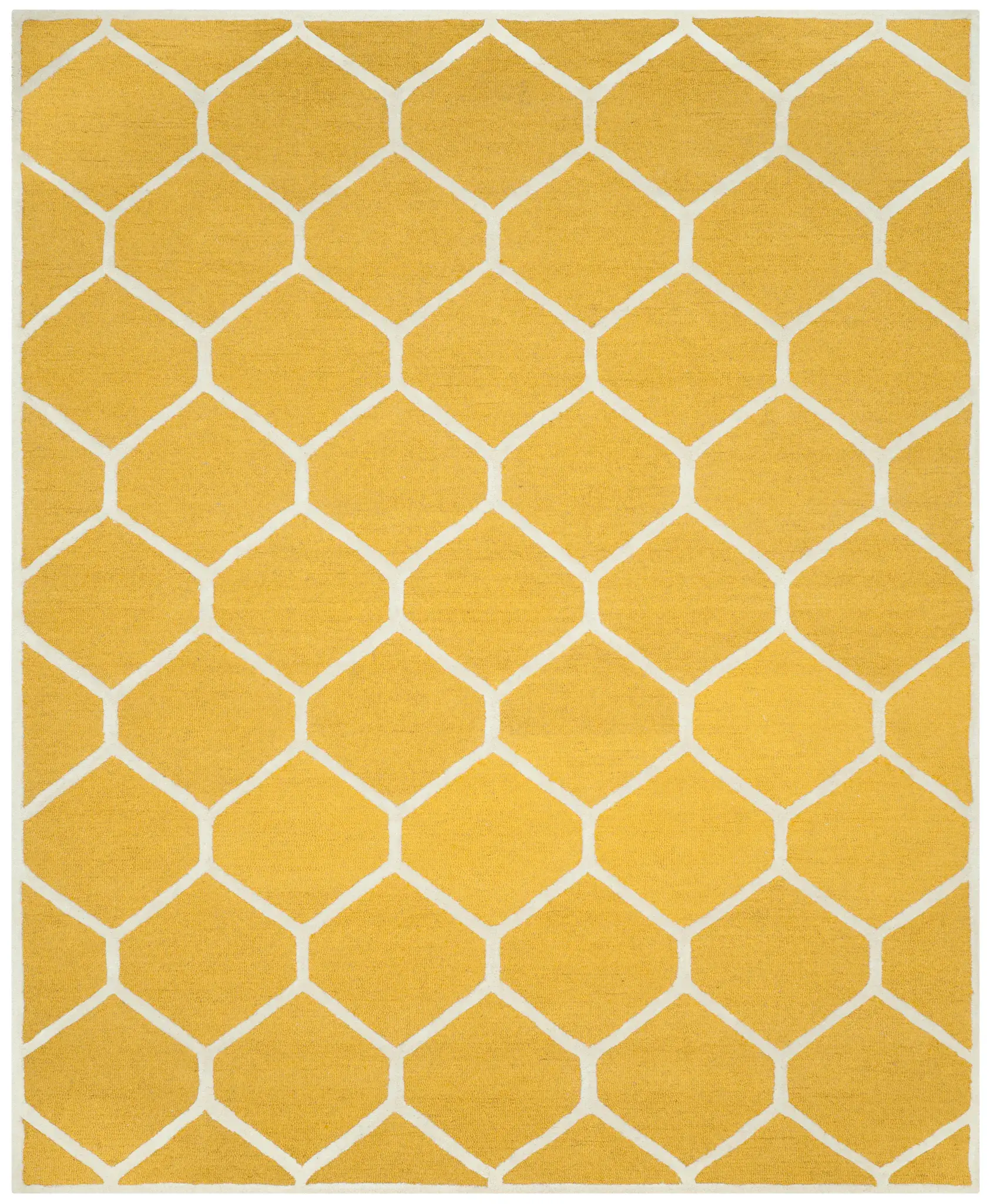 Cambridge Hexagon Trellis Hand-Tufted Wool Rug