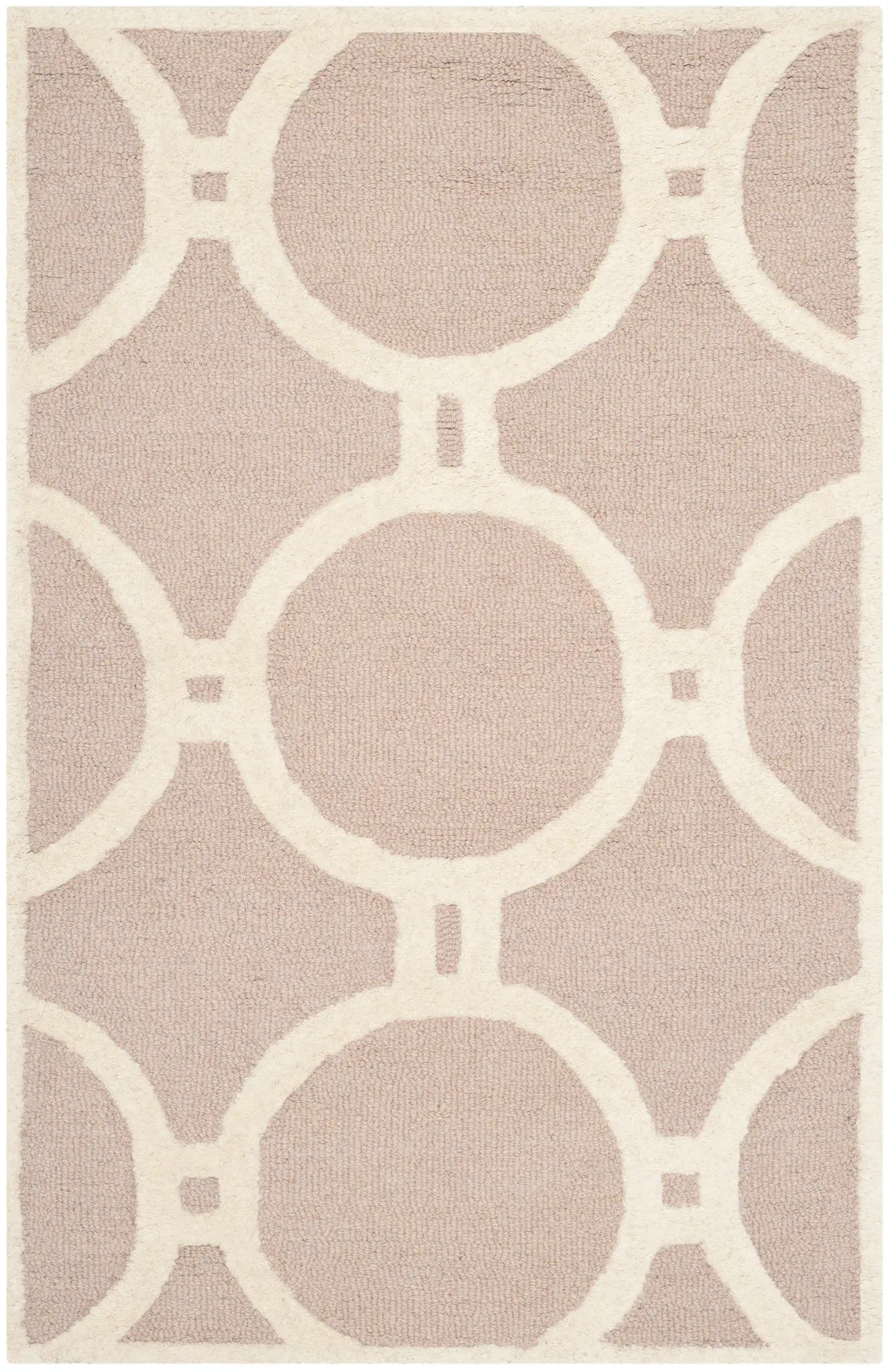 Cambridge Interlocking Rings Hand-Tufted Wool Rug