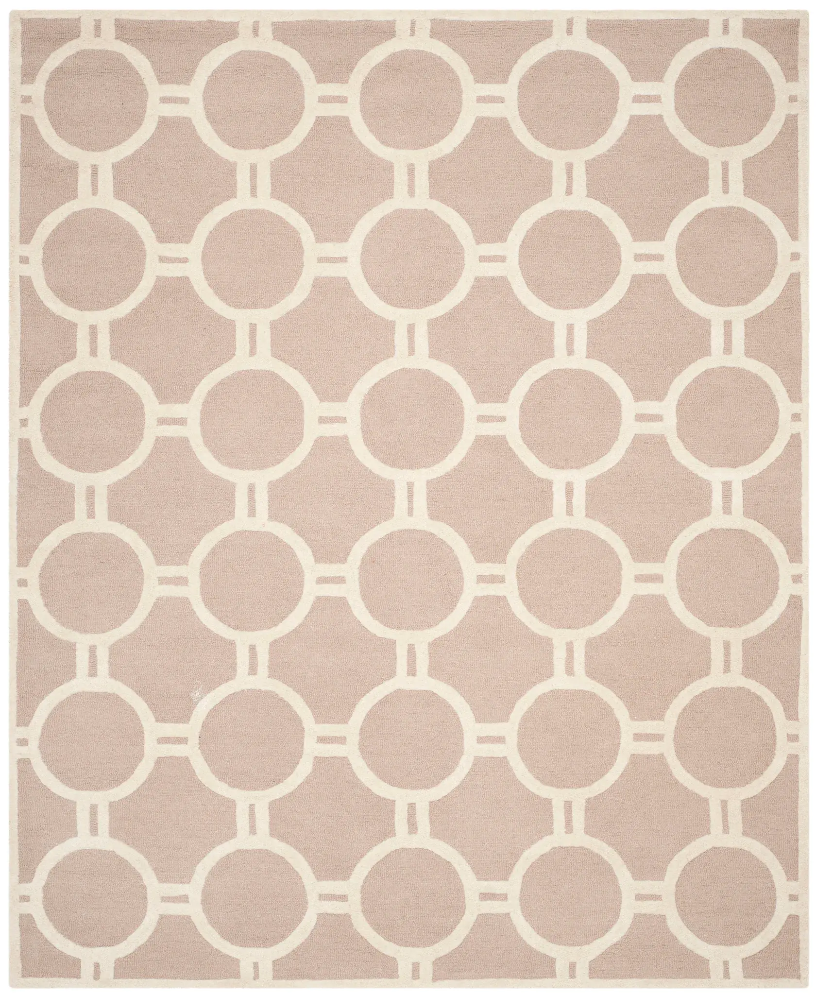 Cambridge Interlocking Rings Hand-Tufted Wool Rug