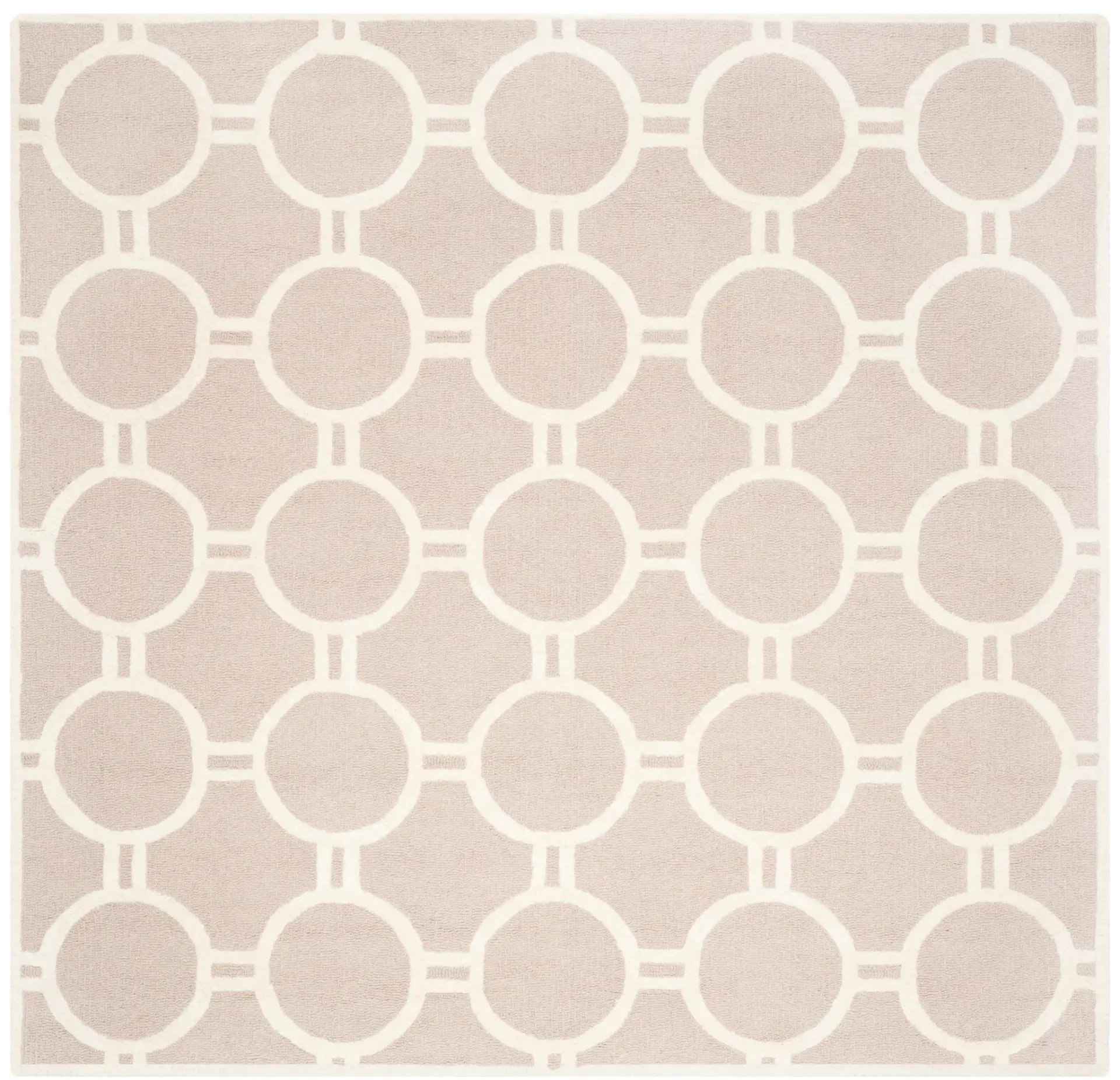 Cambridge Interlocking Rings Hand-Tufted Wool Rug
