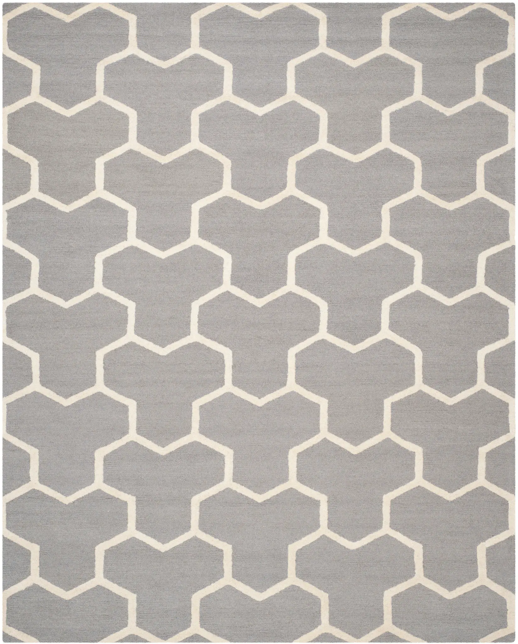 Cambridge Interlocking Geometric Hand-Tufted Wool Rug