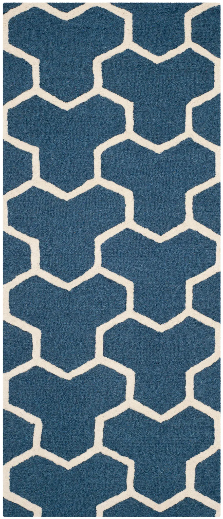 Cambridge Interlocking Geometric Hand-Tufted Wool Rug