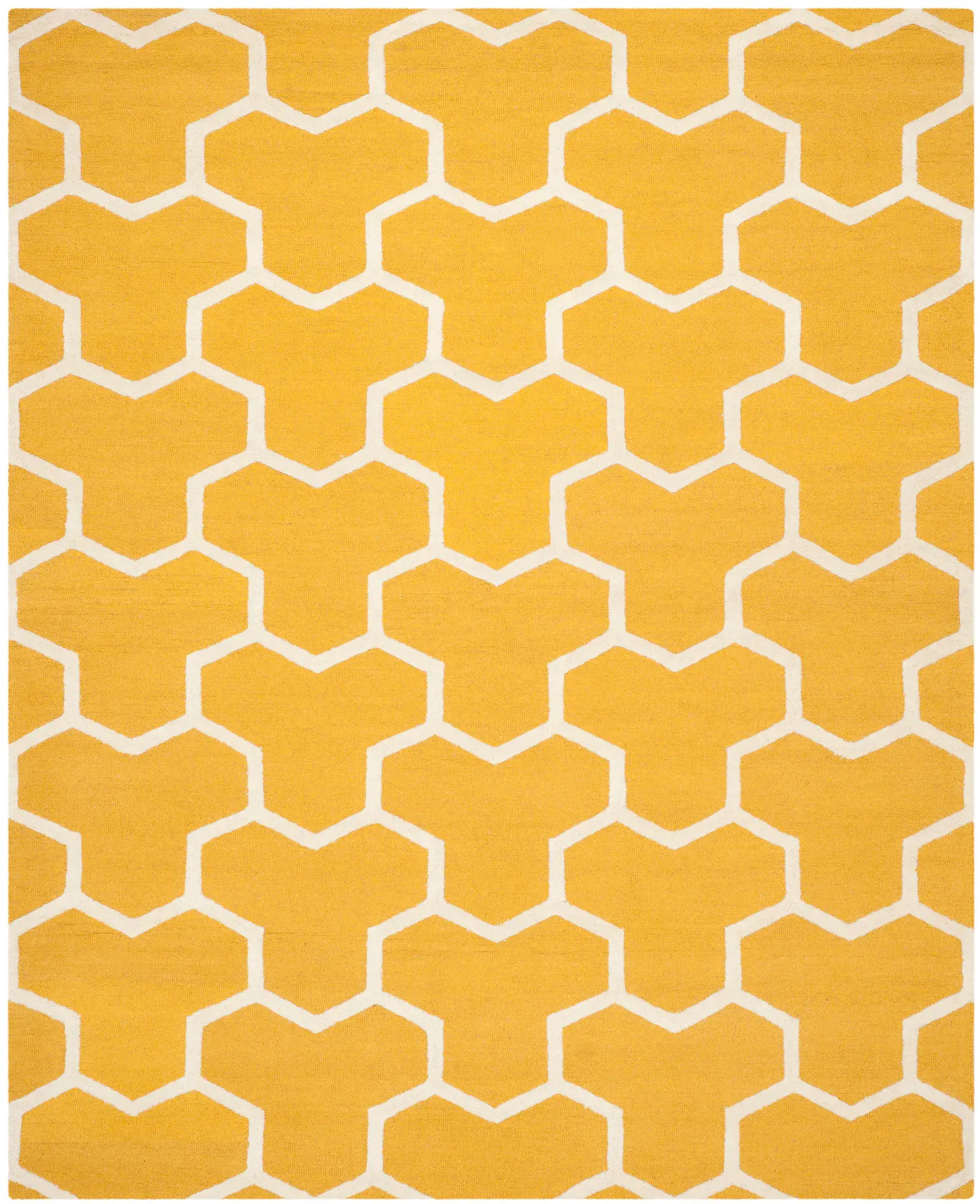 Cambridge Interlocking Geometric Hand-Tufted Wool Rug
