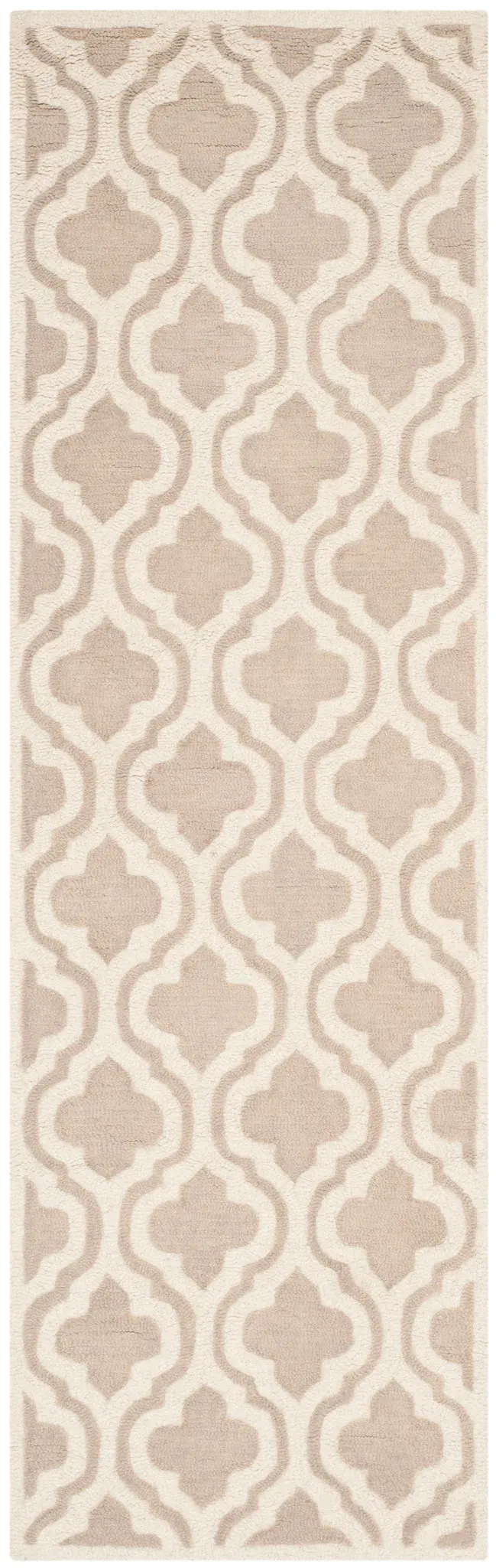 Cambridge Small-Scale Quatrefoil Hand-Tufted Wool Rug